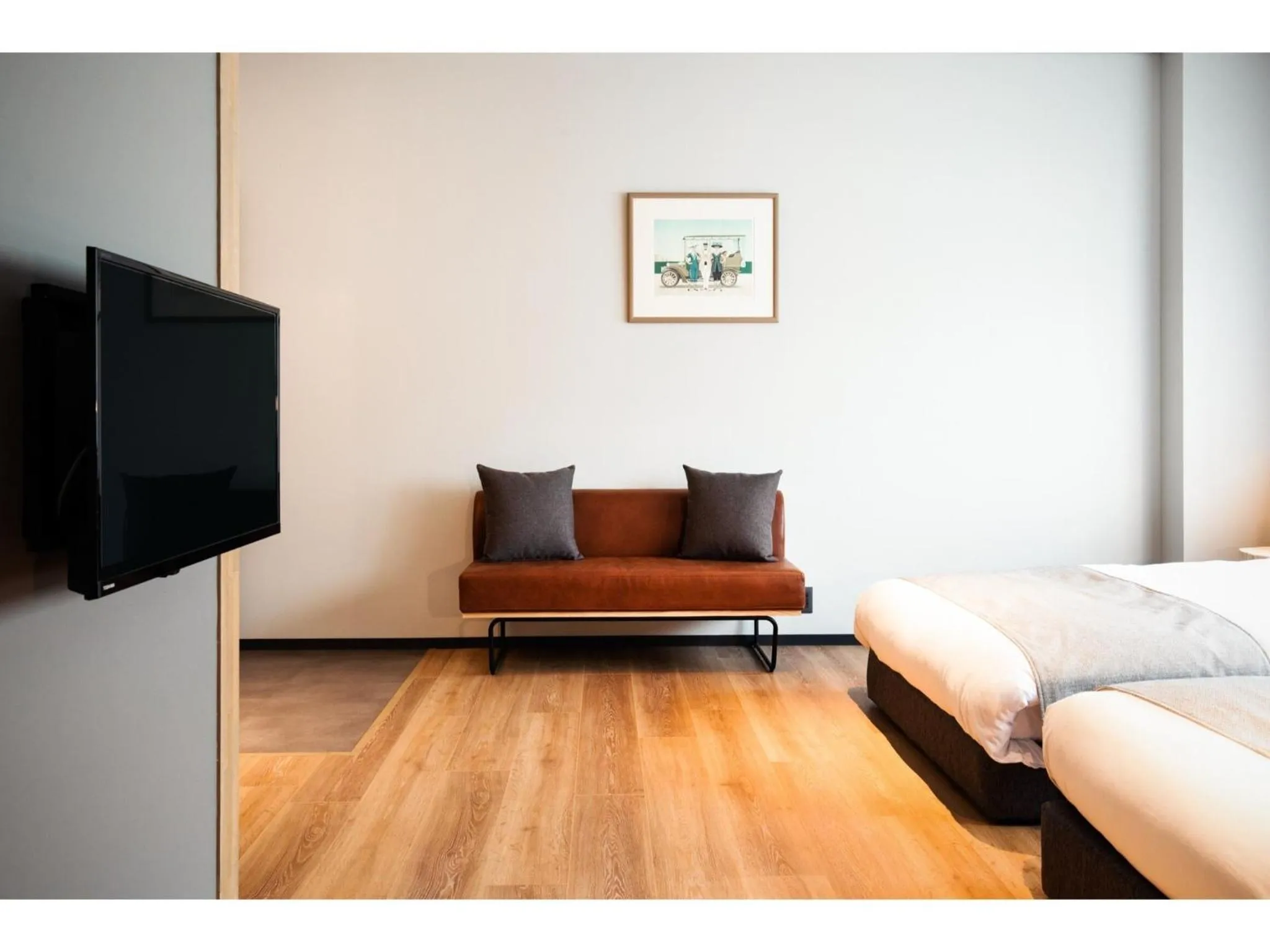 Bed in HOTEL KARUIZAWA CROSS - Vacation STAY 56454v