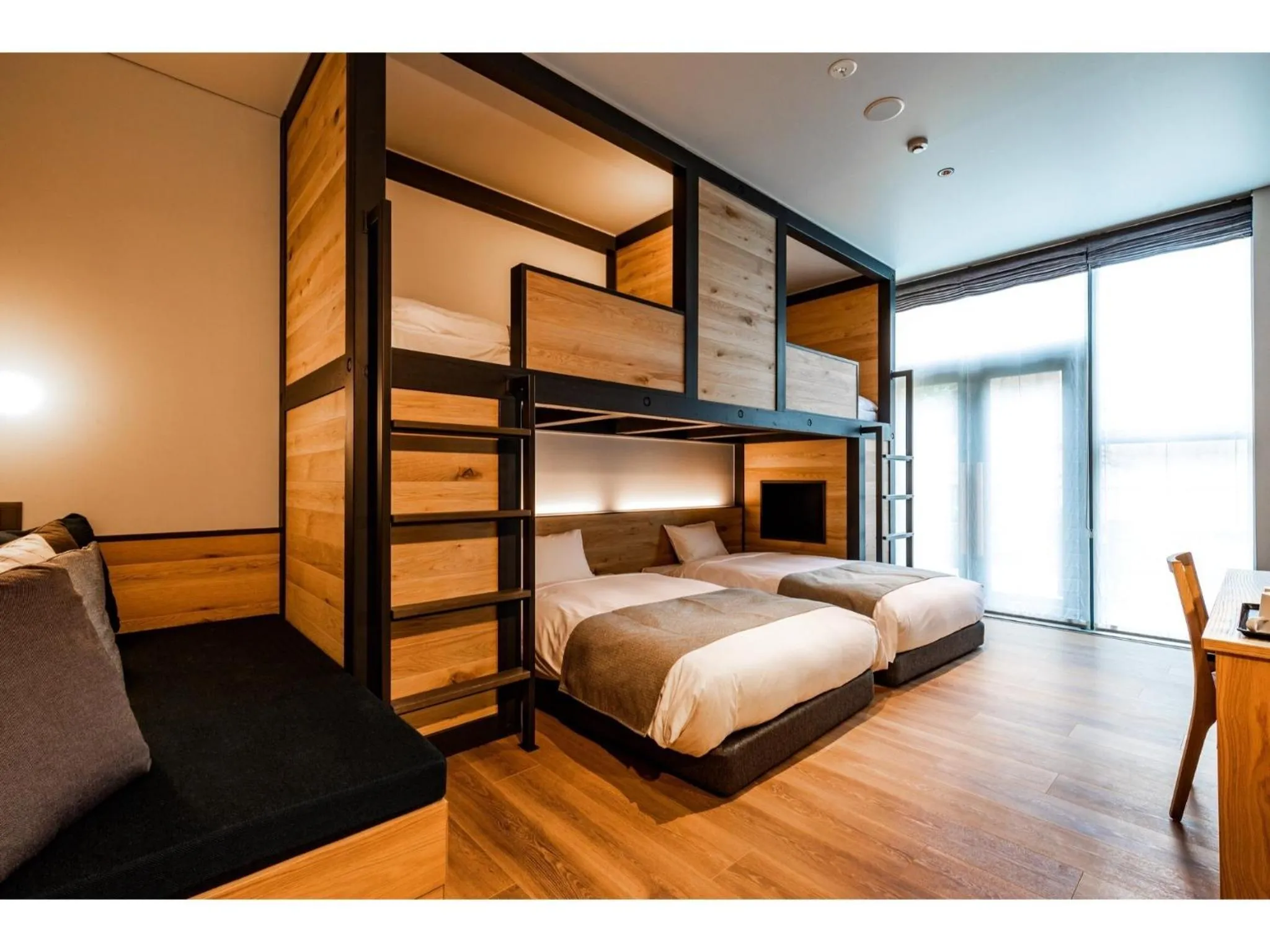 Bed in HOTEL KARUIZAWA CROSS - Vacation STAY 56453v