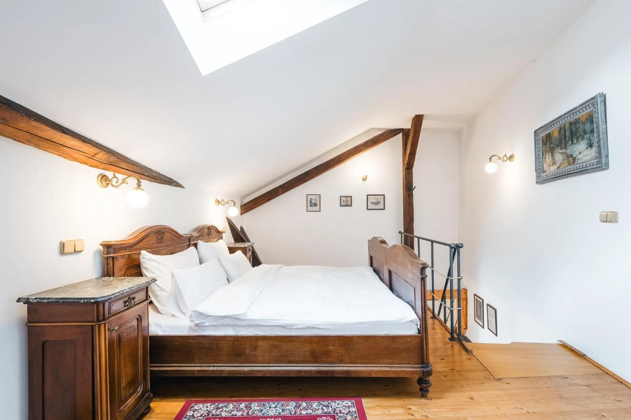 Bed in Hotel Leonardo