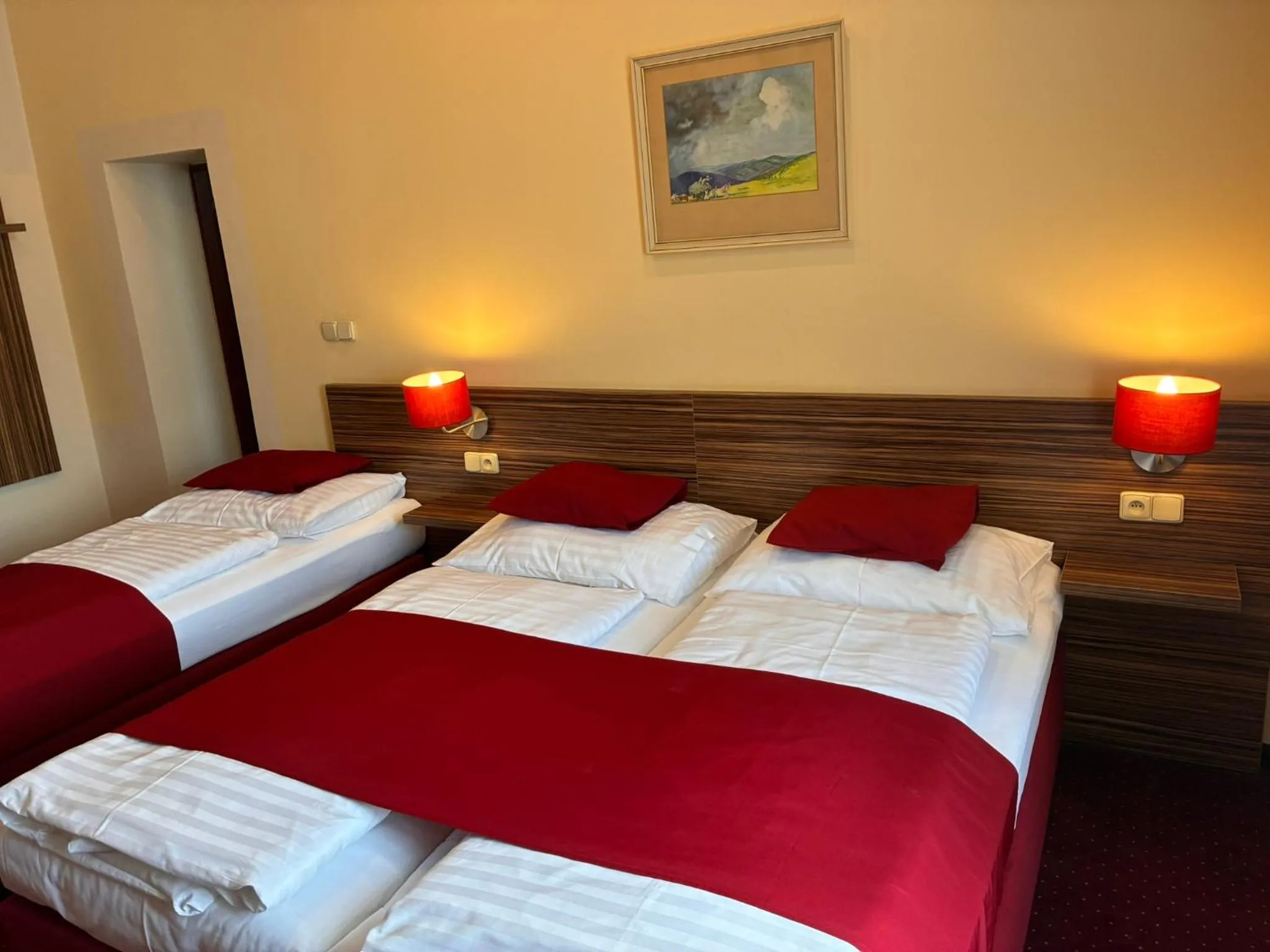 Bed in Hotel Continental