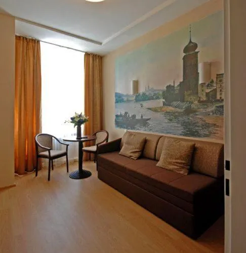 Seating area in U Stare Pani - At the Old Lady Hotel