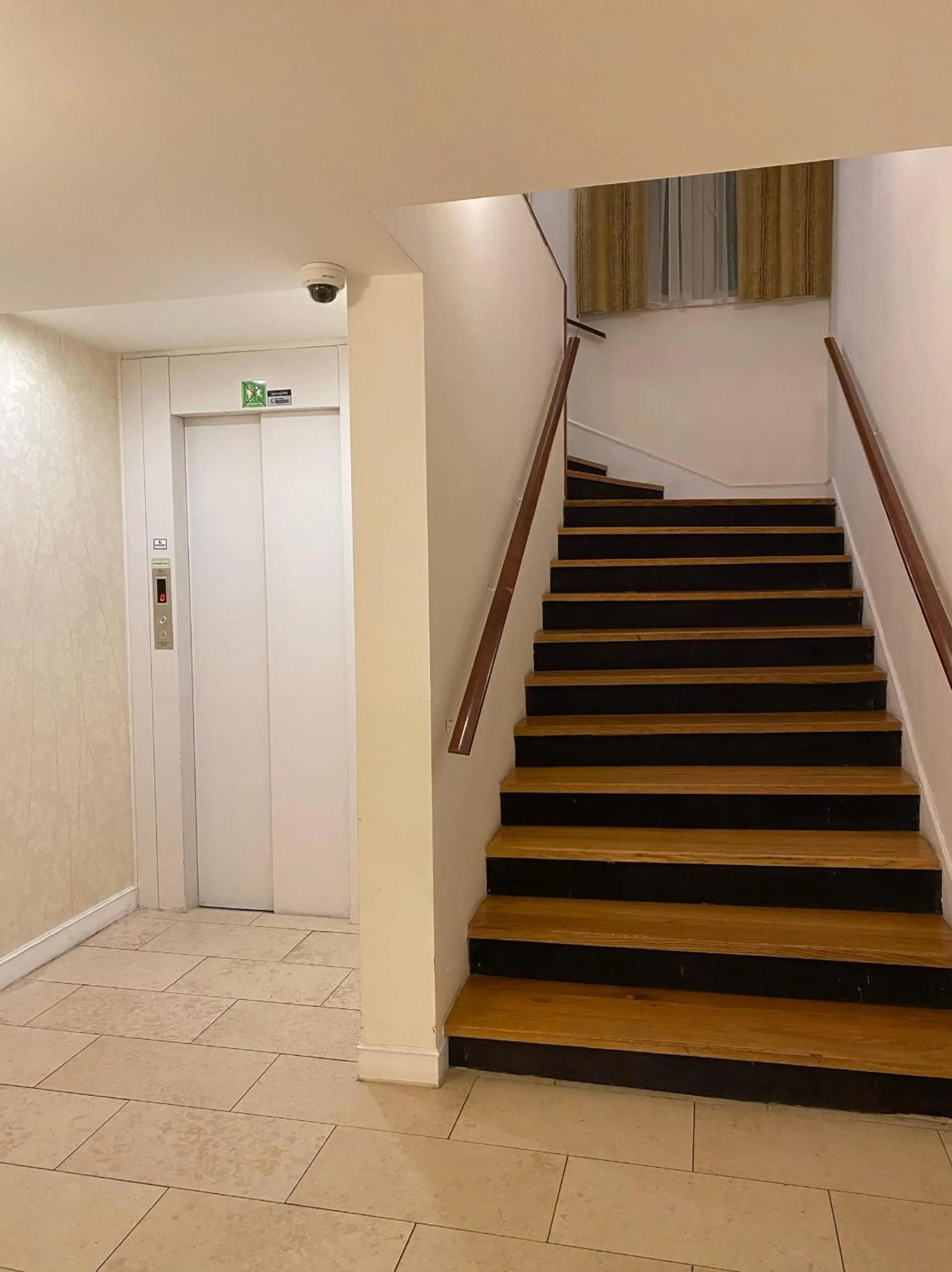 elevator in U Stare Pani - At the Old Lady Hotel