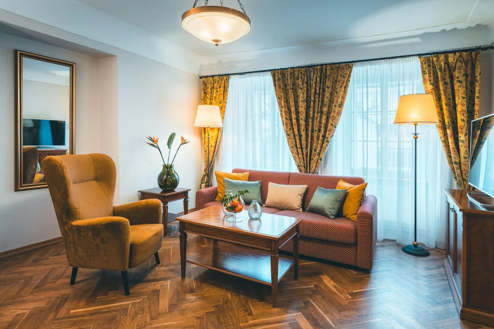 Living room in Appia Hotel Residences