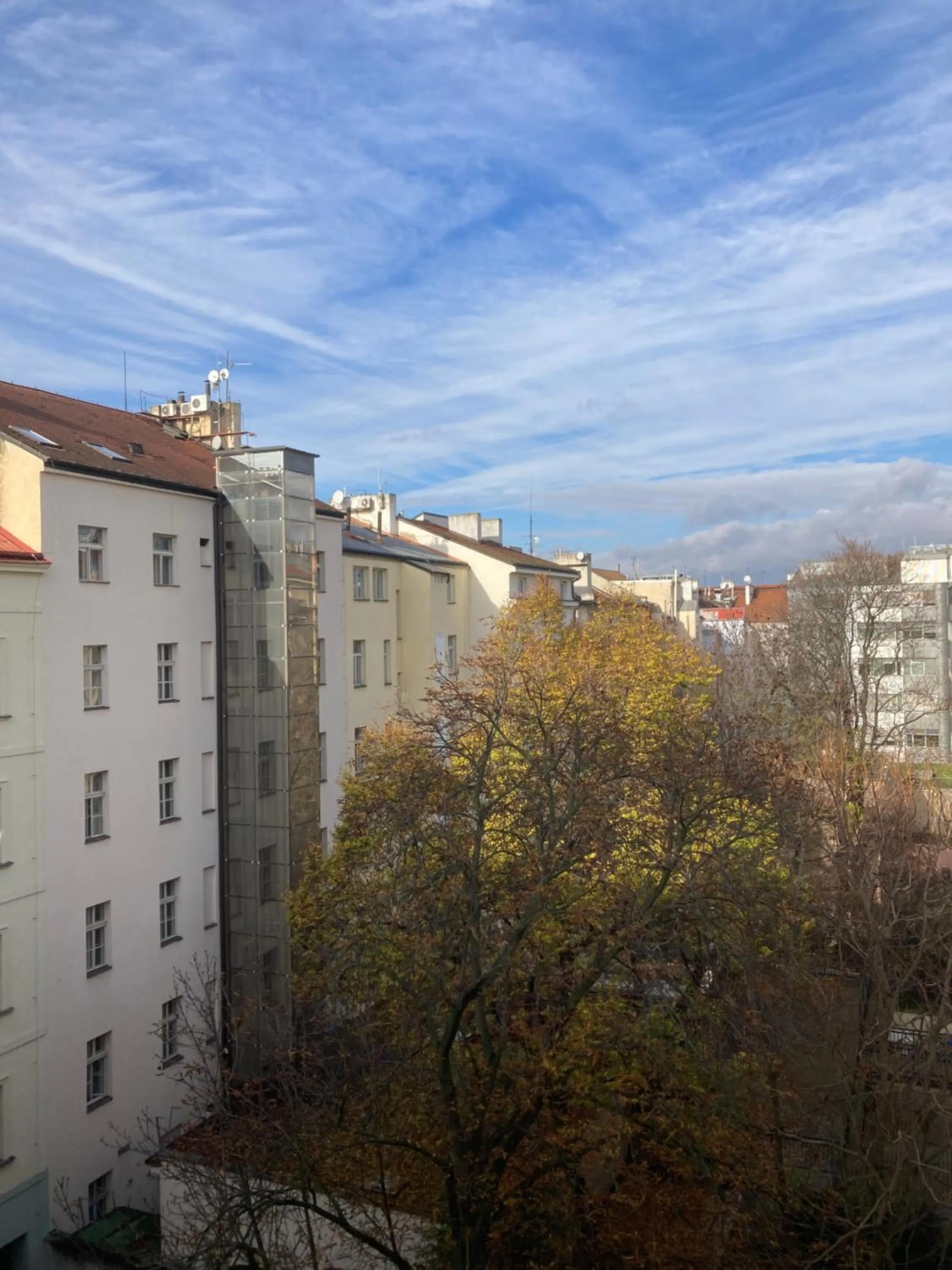 Inner courtyard view in Brezina Pension