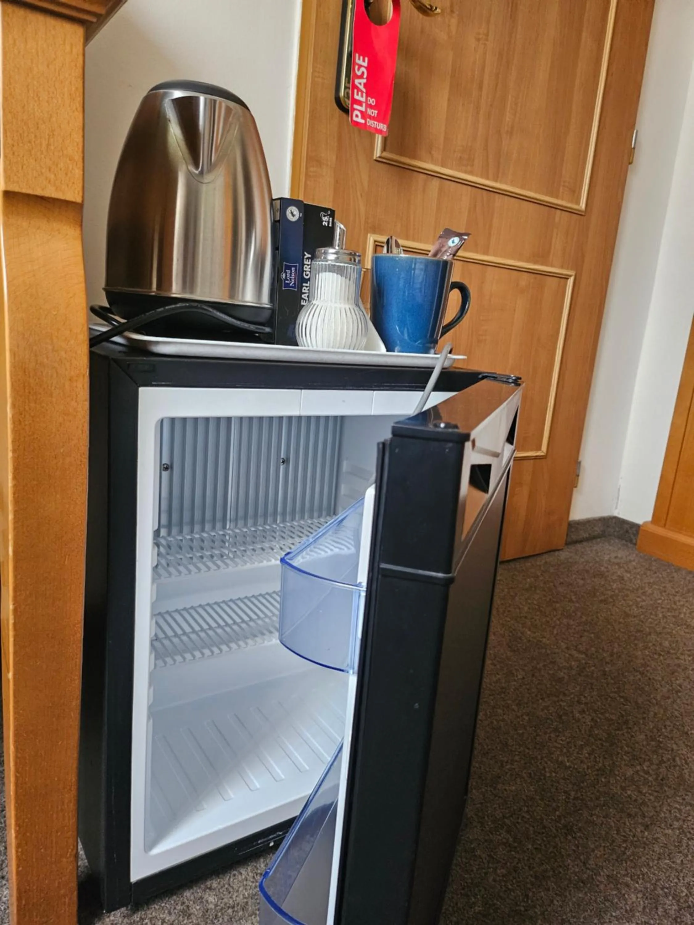 Coffee/tea facilities in Brezina Pension