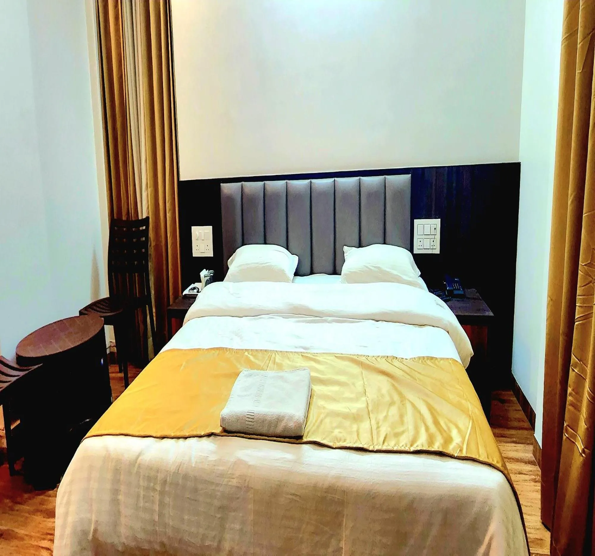 Bed in Hotel Shiv Sangram