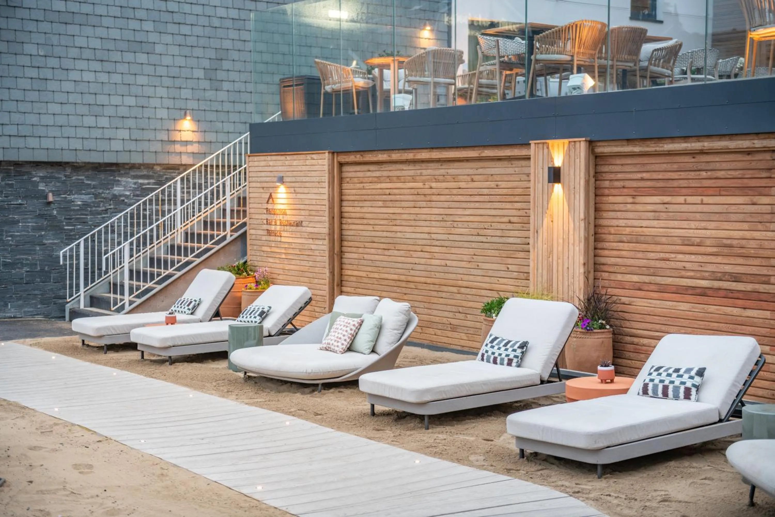 sunbed in Harbour Beach Club, Hotel & Spa