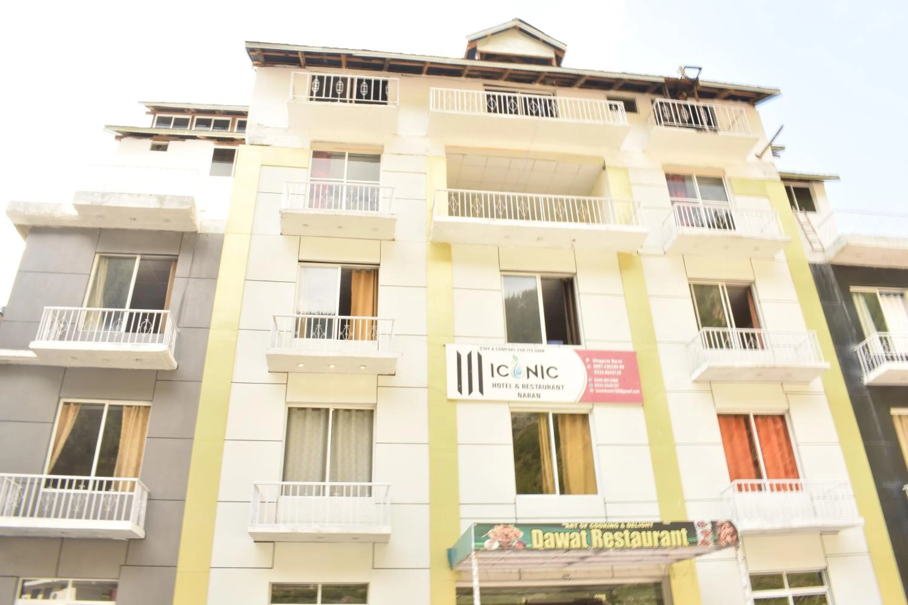 Property building in Iconic Hotel & Restaurant