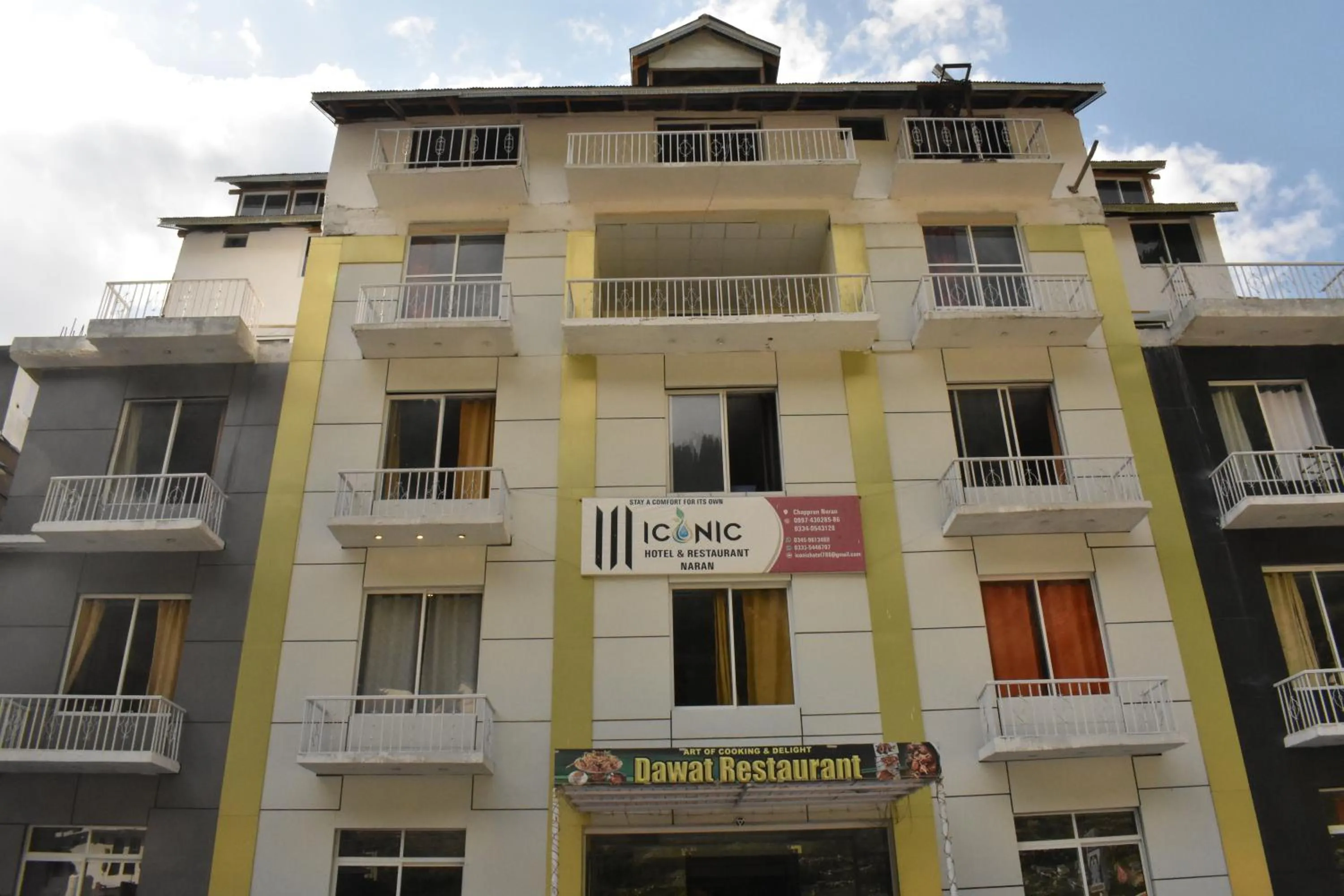 Property building in Iconic Hotel & Restaurant