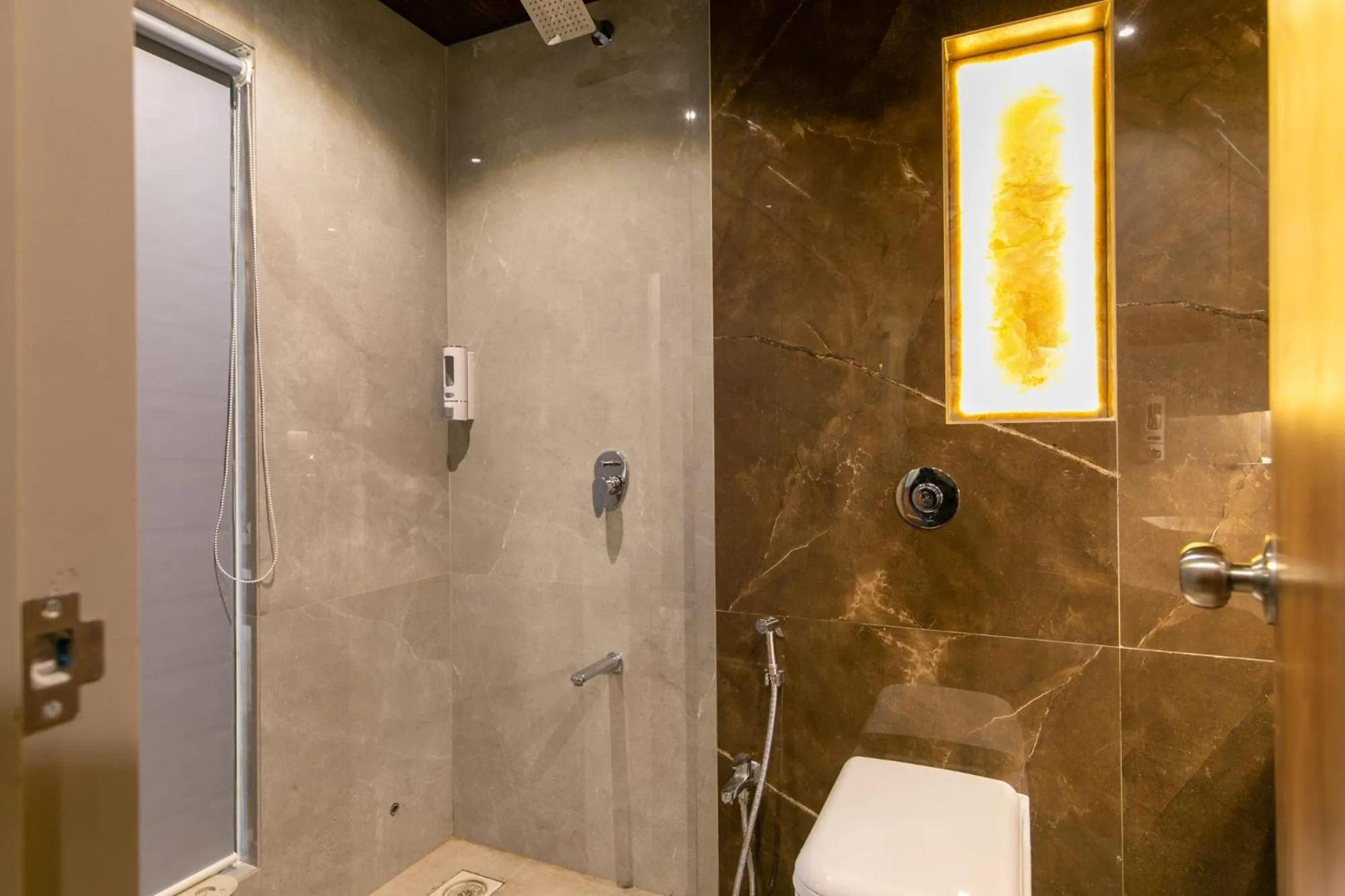 Shower in Hotel AR Residency