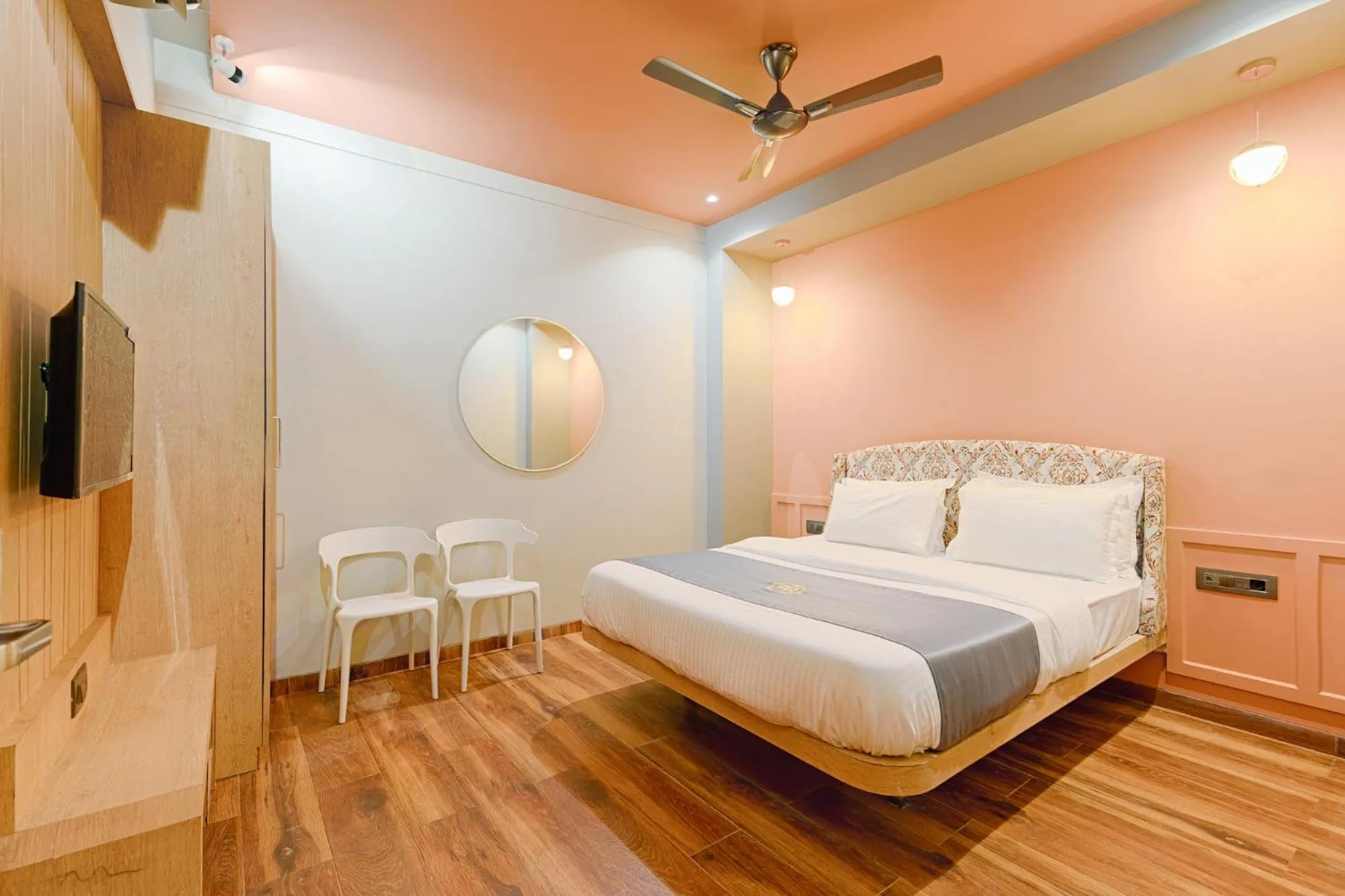 Bed in Hotel AR Residency