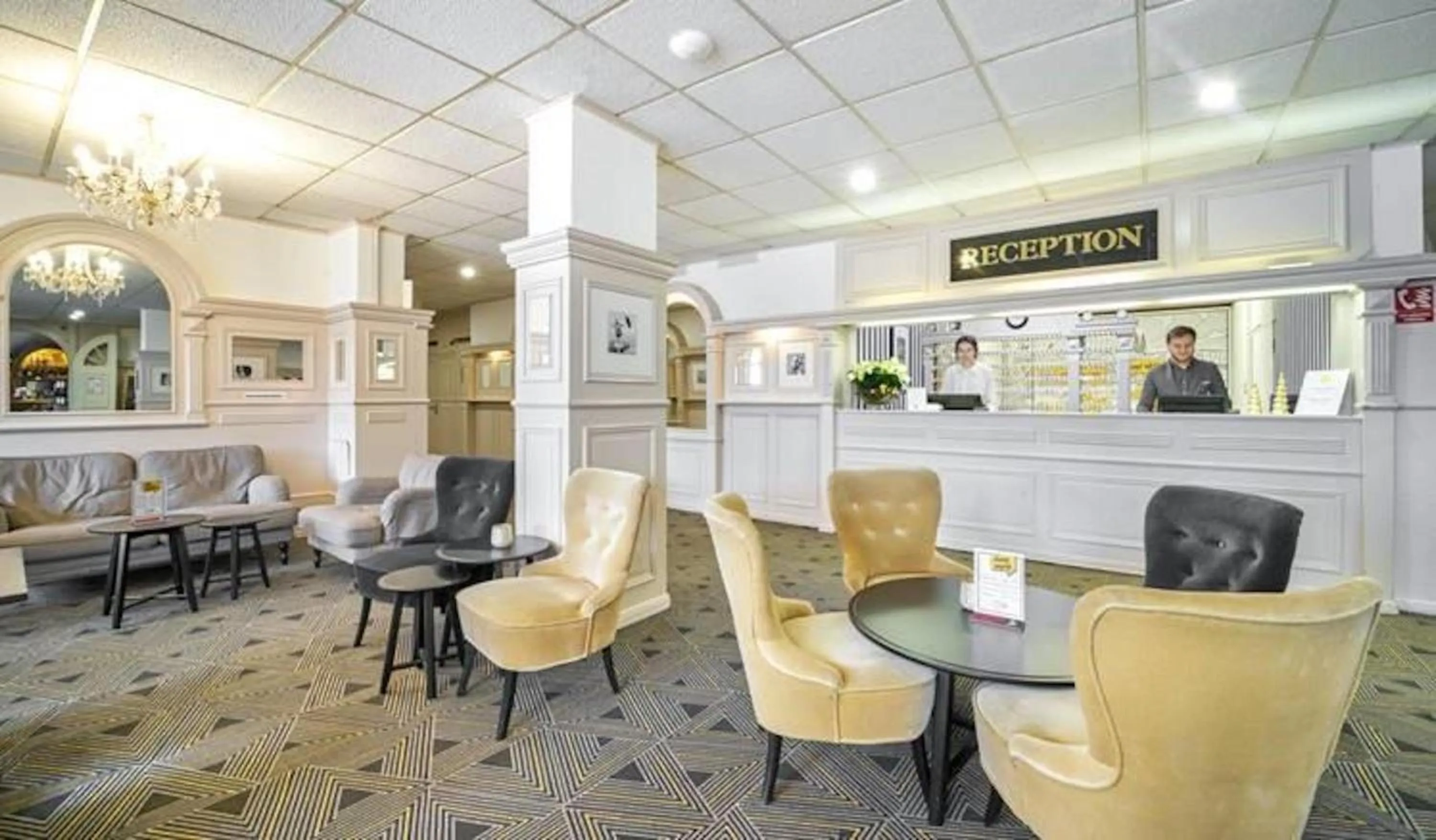 Lobby or reception in Hotel Uno Prague