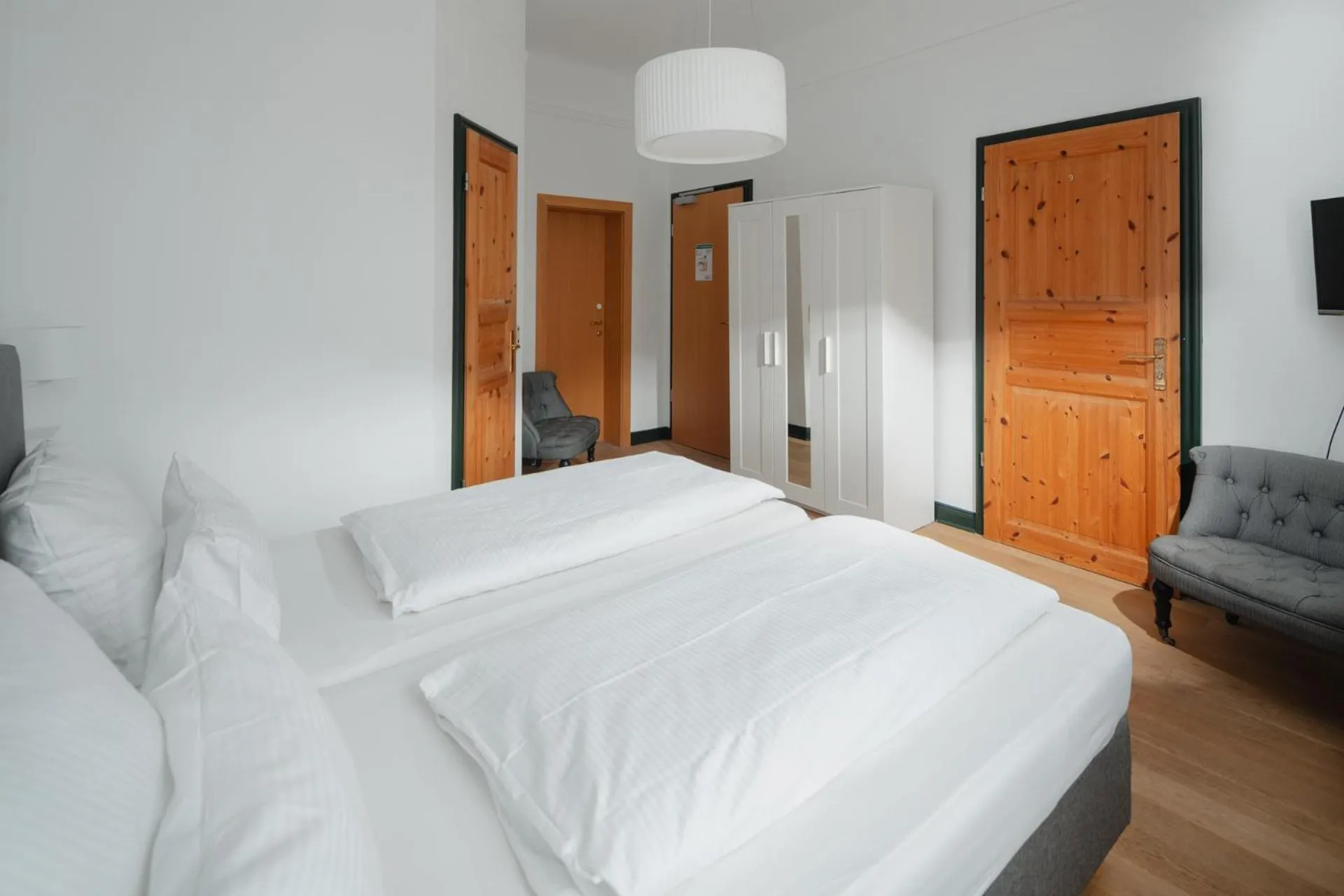 Bedroom, Bed in Logierhaus am Denkmal