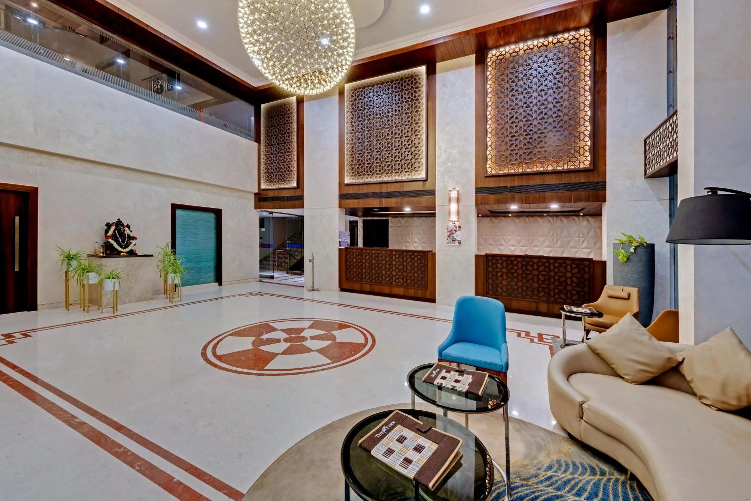 Lobby or reception in The Fern Residency Hubballi
