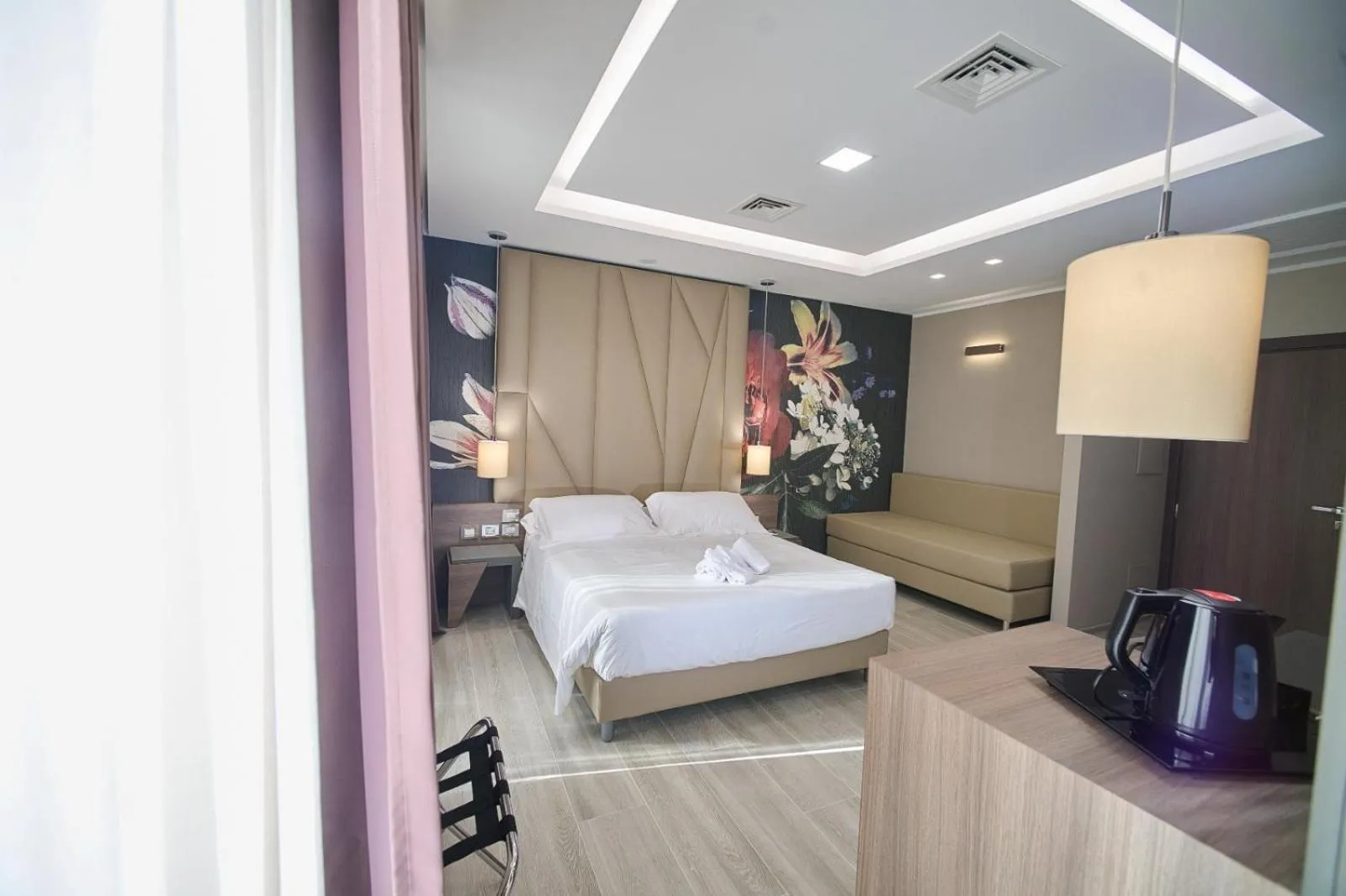 Bed in PARK HOTEL LE DUNE DI GIOVINO