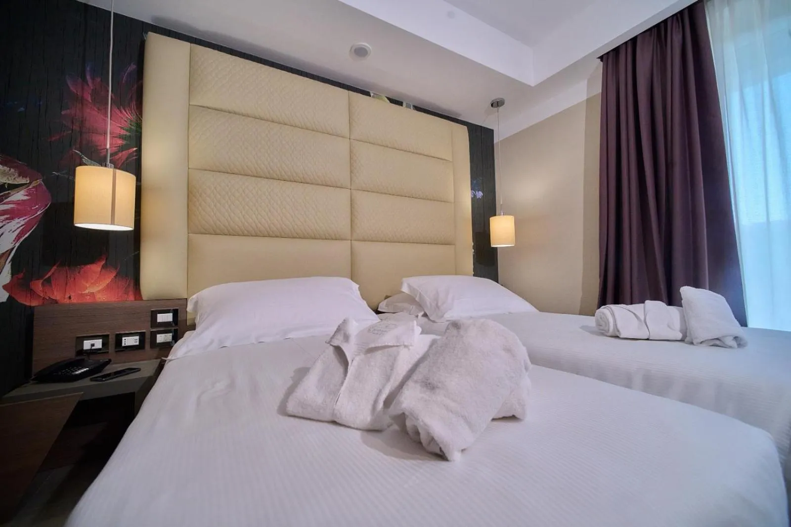 Bed in PARK HOTEL LE DUNE DI GIOVINO