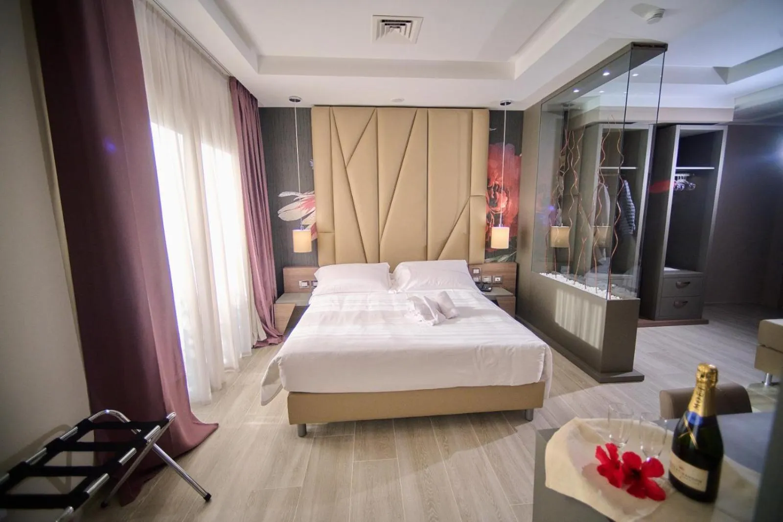 Bed in PARK HOTEL LE DUNE DI GIOVINO