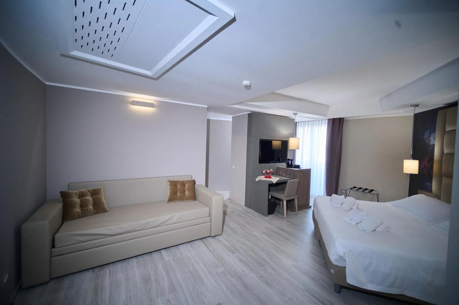 Bed in PARK HOTEL LE DUNE DI GIOVINO