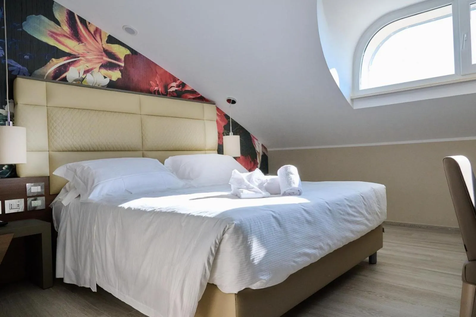 Bed in PARK HOTEL LE DUNE DI GIOVINO