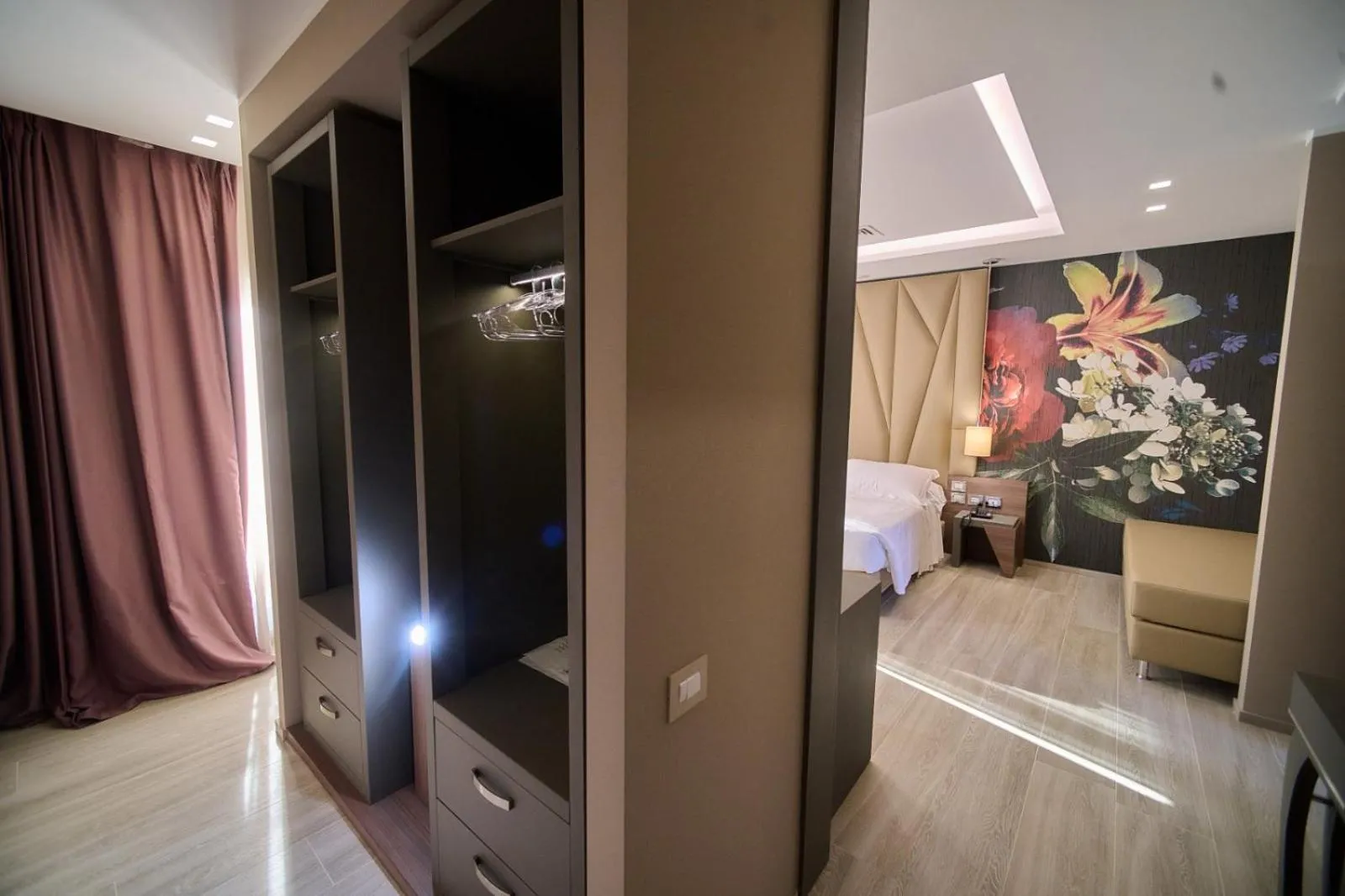 Bed in PARK HOTEL LE DUNE DI GIOVINO