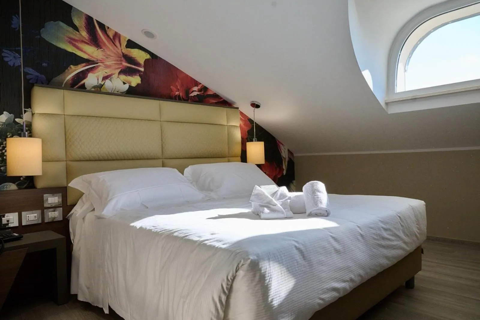 Bed in PARK HOTEL LE DUNE DI GIOVINO