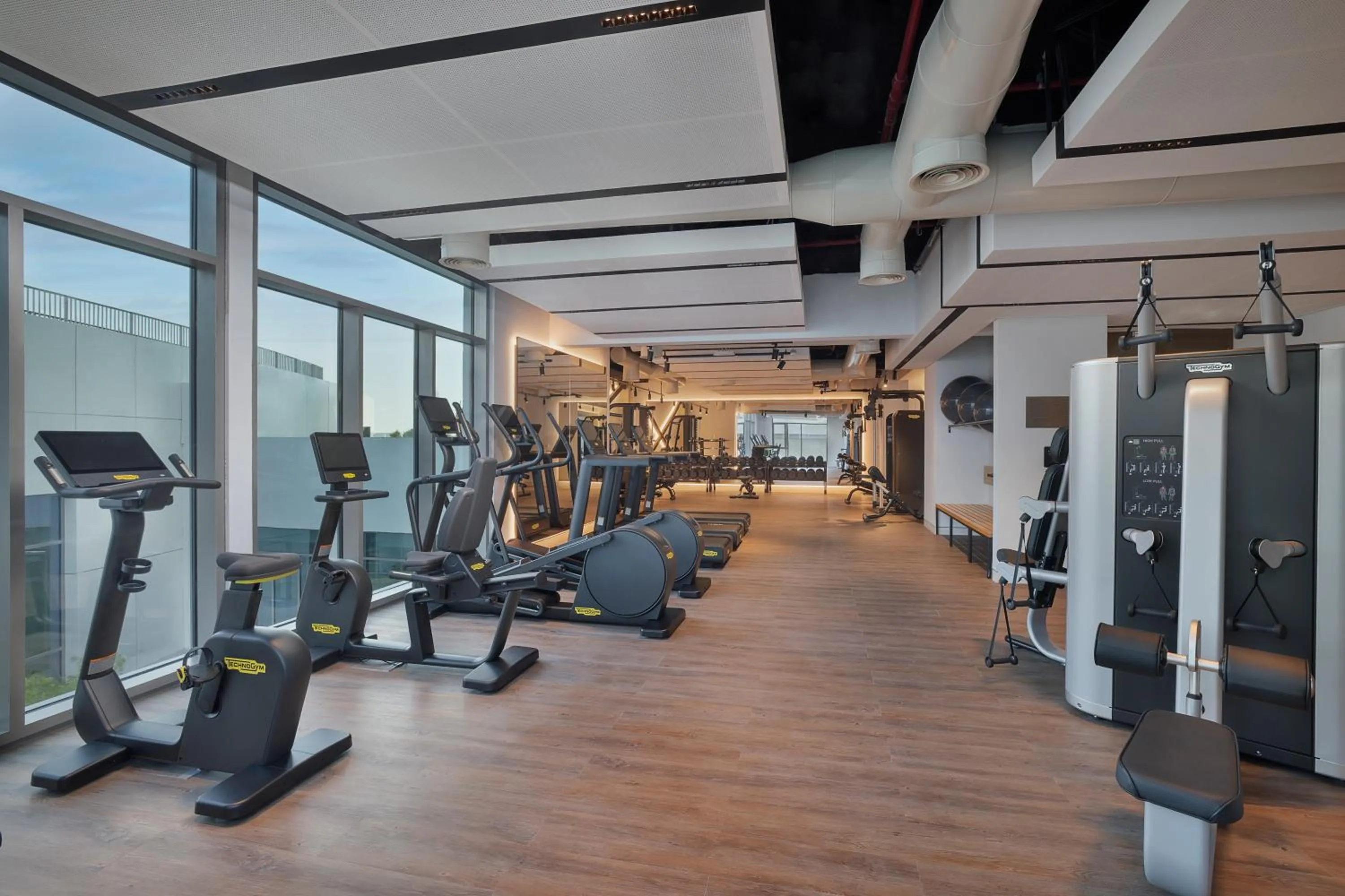 Fitness centre/facilities in Doubletree By Hilton Abu Dhabi Yas Island Residences