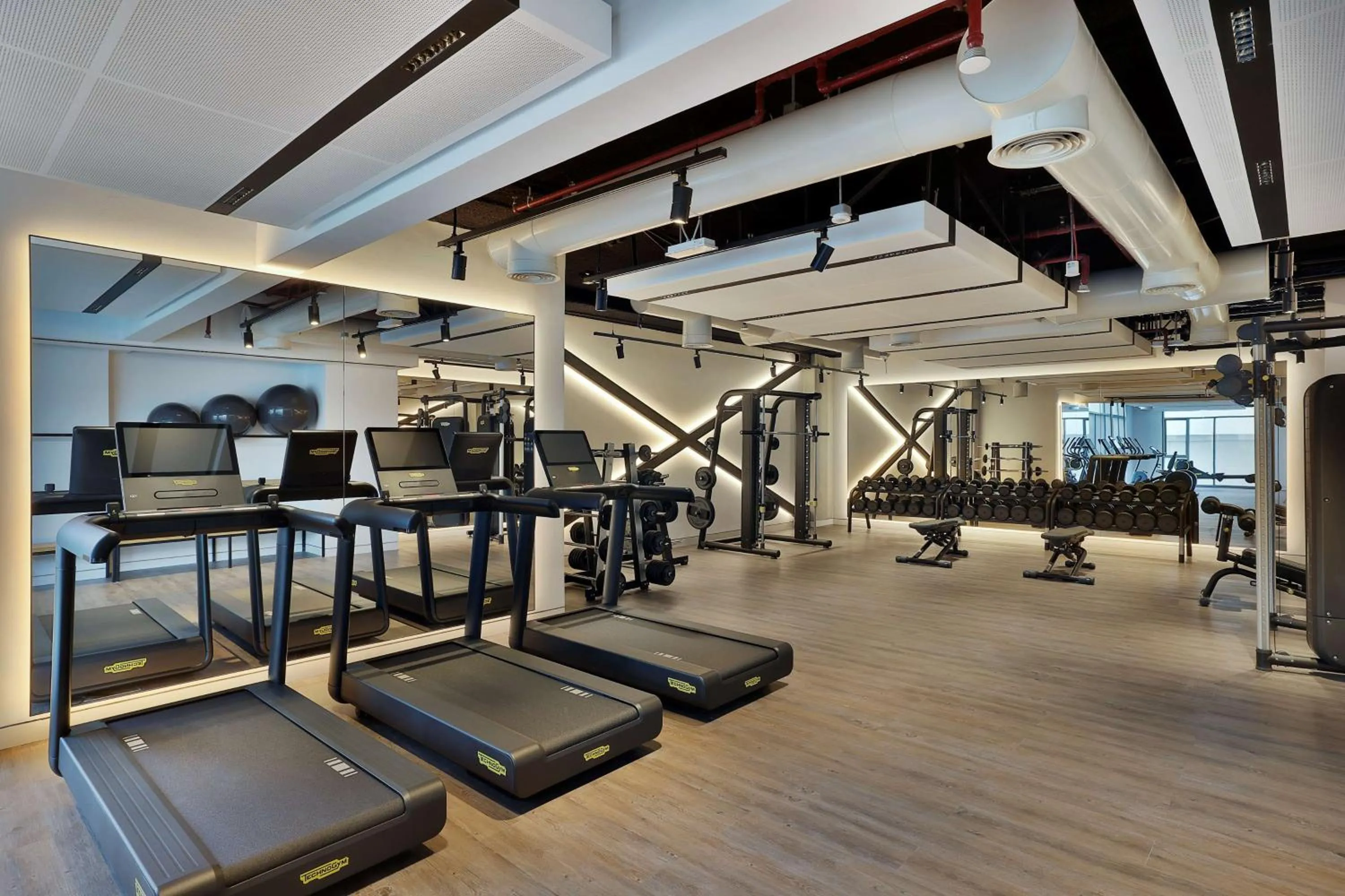 Fitness centre/facilities in Doubletree By Hilton Abu Dhabi Yas Island Residences