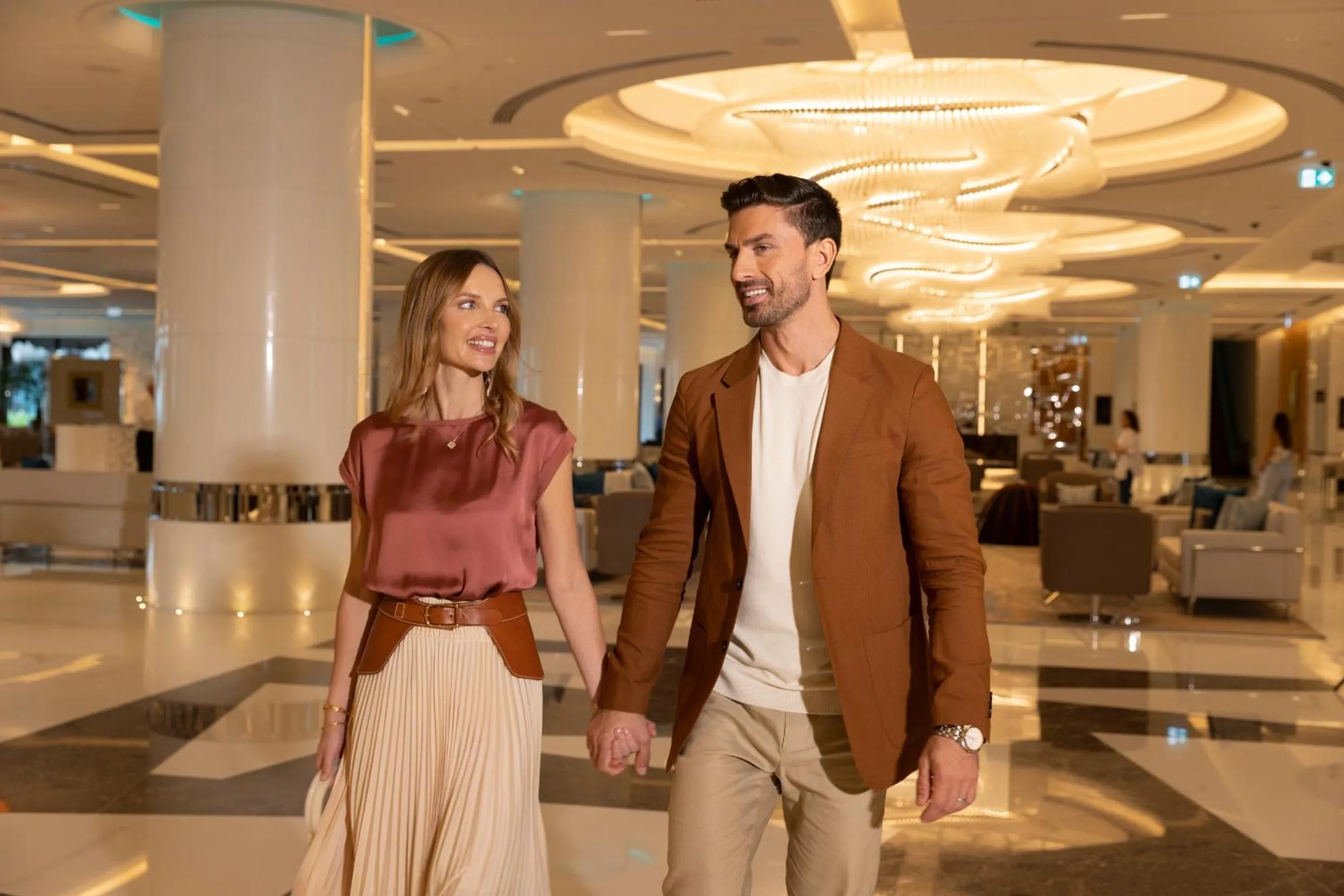 Lobby or reception in Hilton Dubai Palm Jumeirah