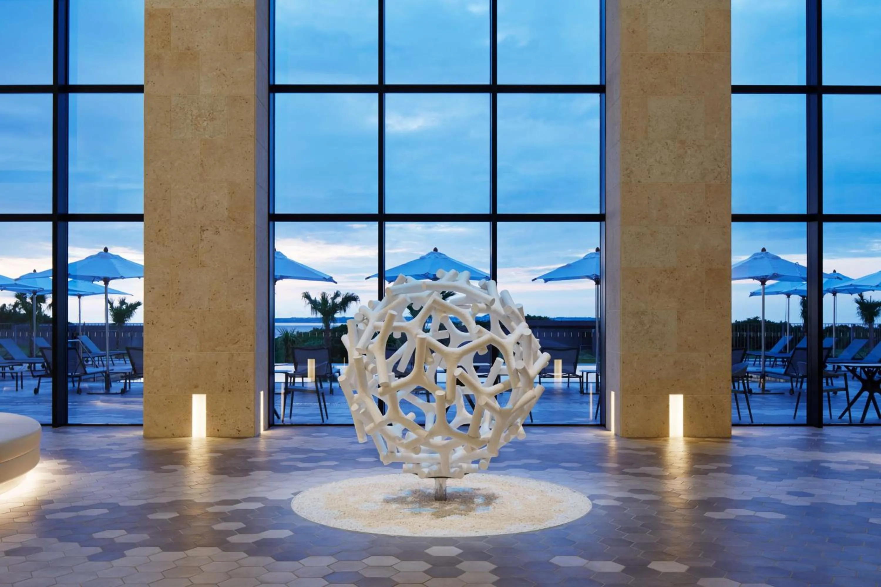 Lobby or reception in Hilton Club The Beach Resort Sesoko