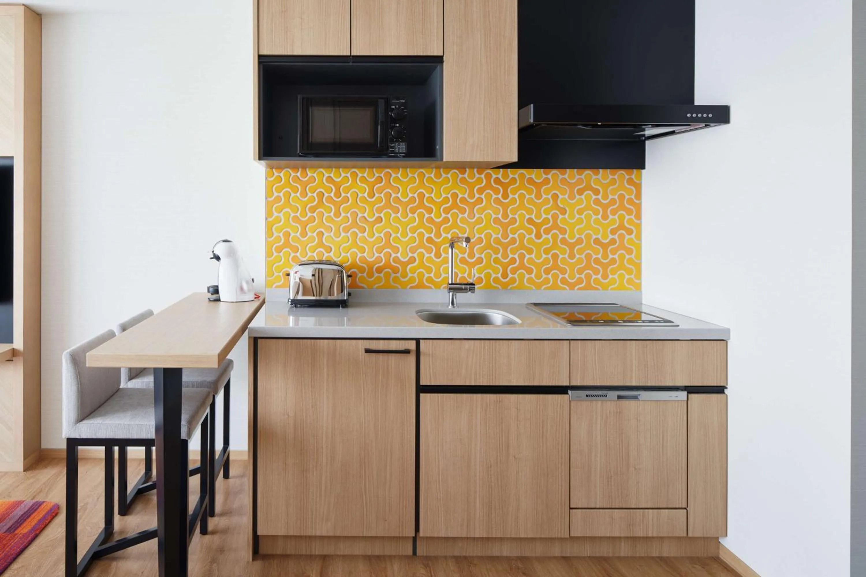 Kitchen or kitchenette in Hilton Club The Beach Resort Sesoko