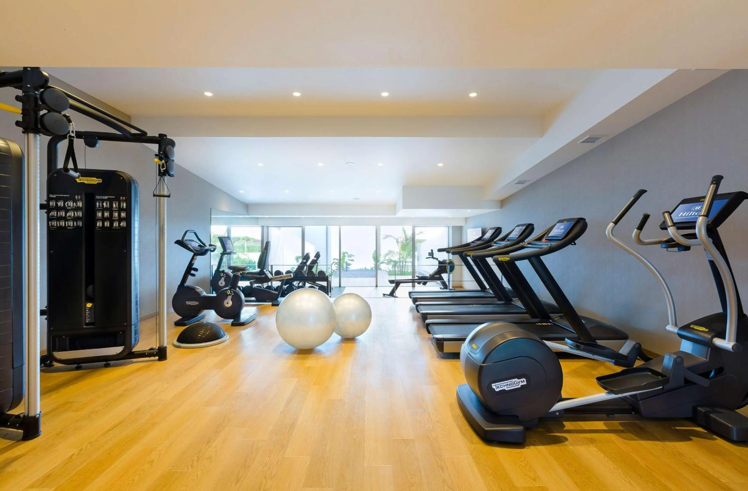 Fitness centre/facilities in Hilton Club The Beach Resort Sesoko
