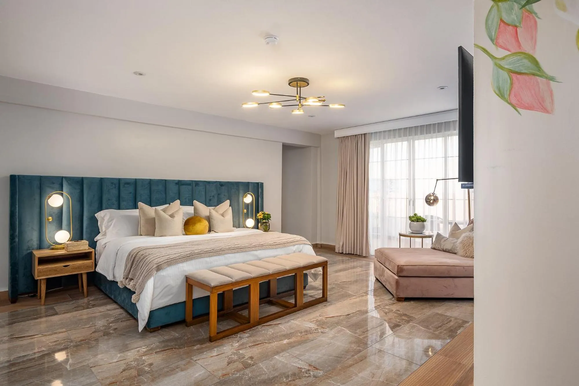 Bed in Hotel Casa Arum