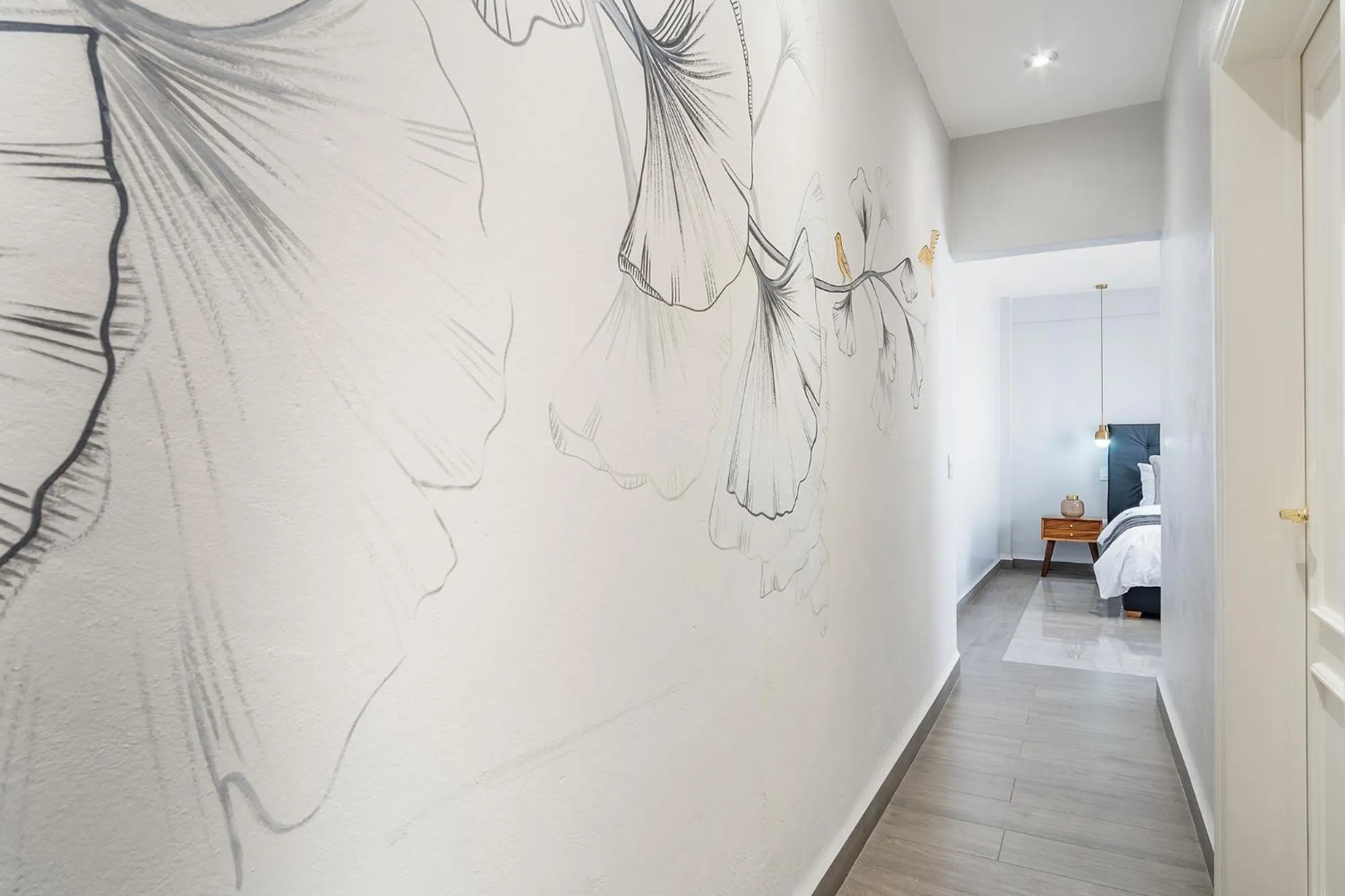 Decorative detail, Bed in Hotel Casa Arum