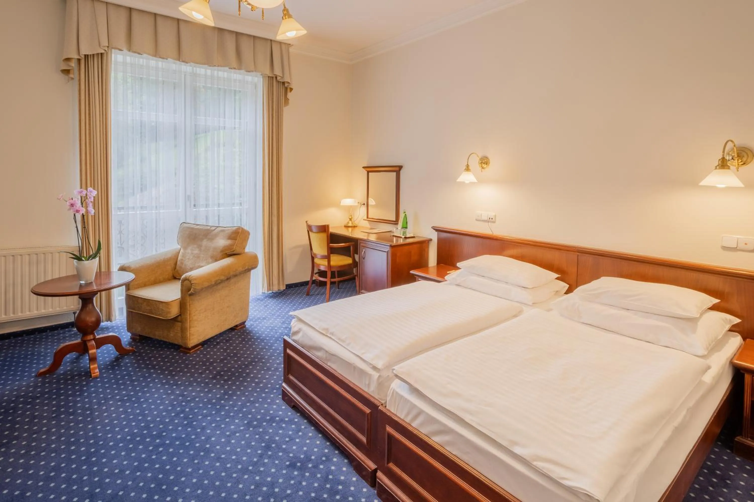 Bed in Parkhotel Richmond