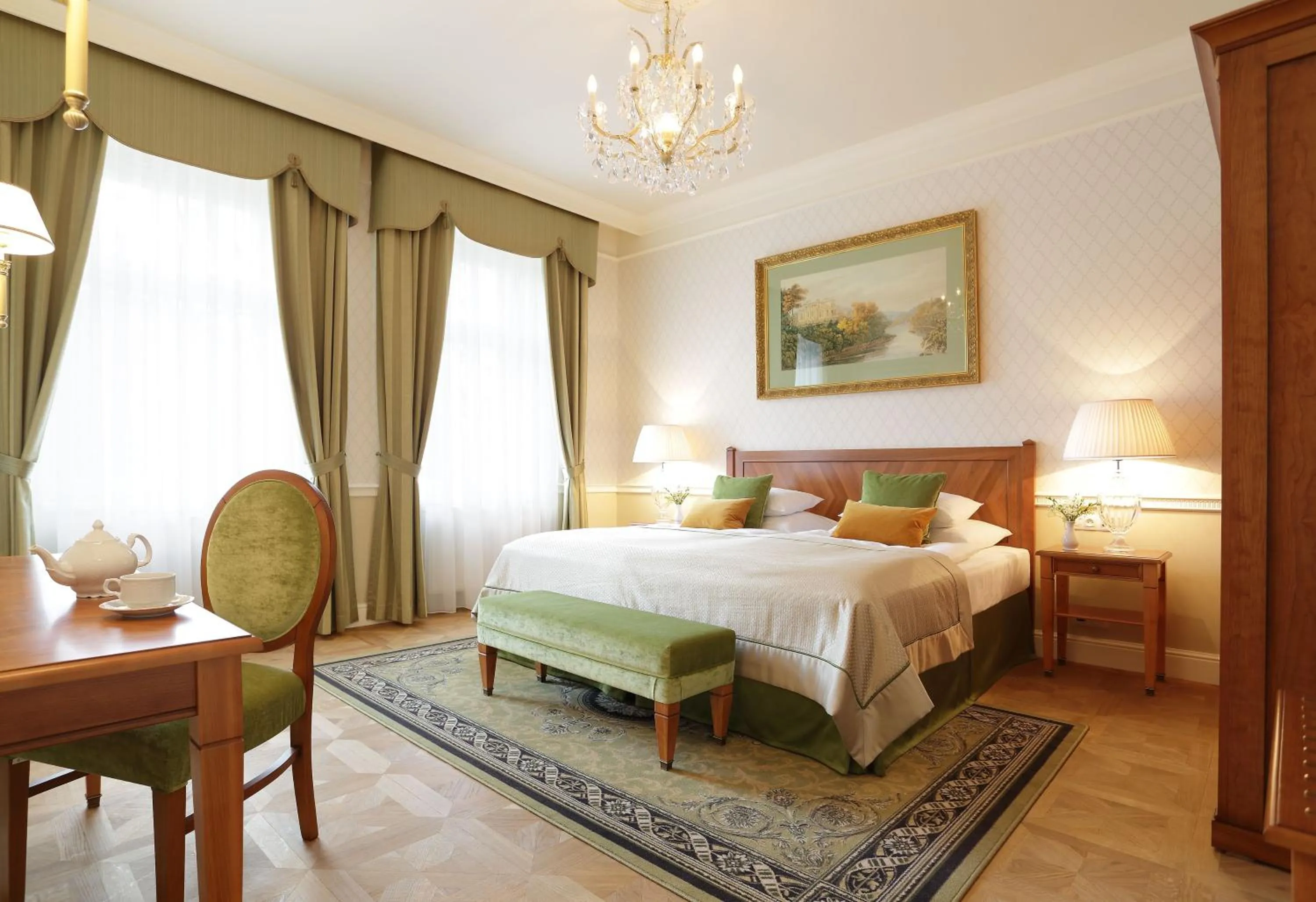 Bed in Parkhotel Richmond