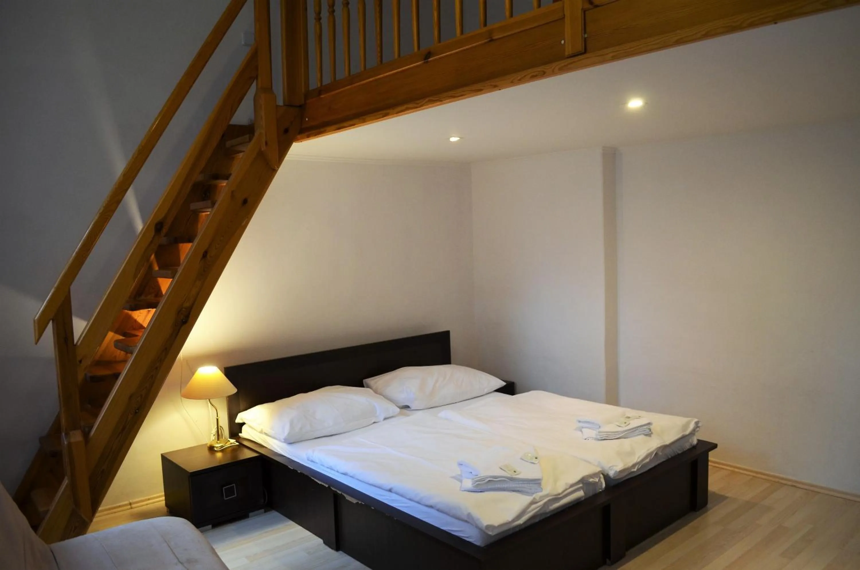 Bed in Hotel Palacky