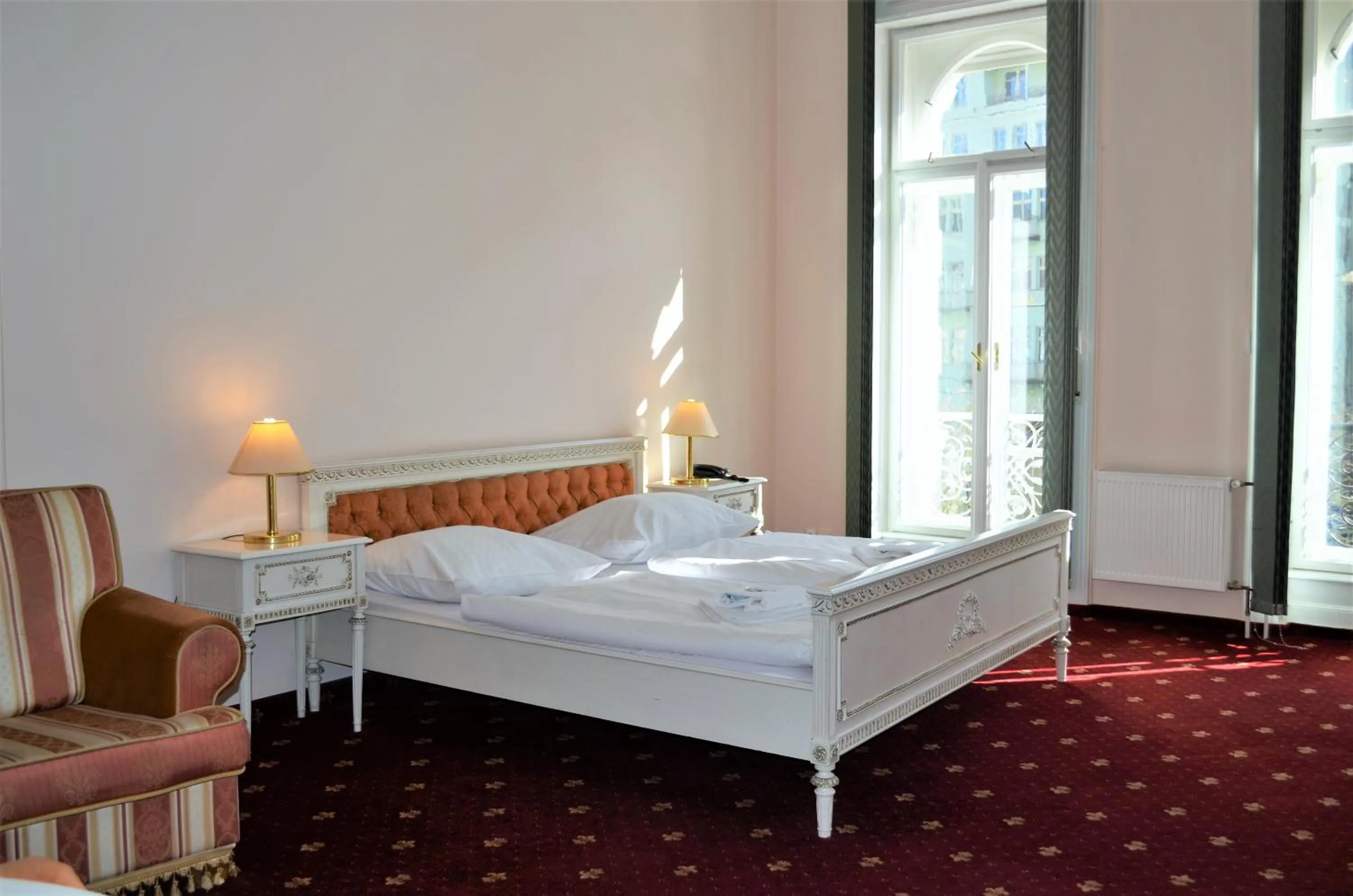 Bedroom, Bed in Hotel Palacky