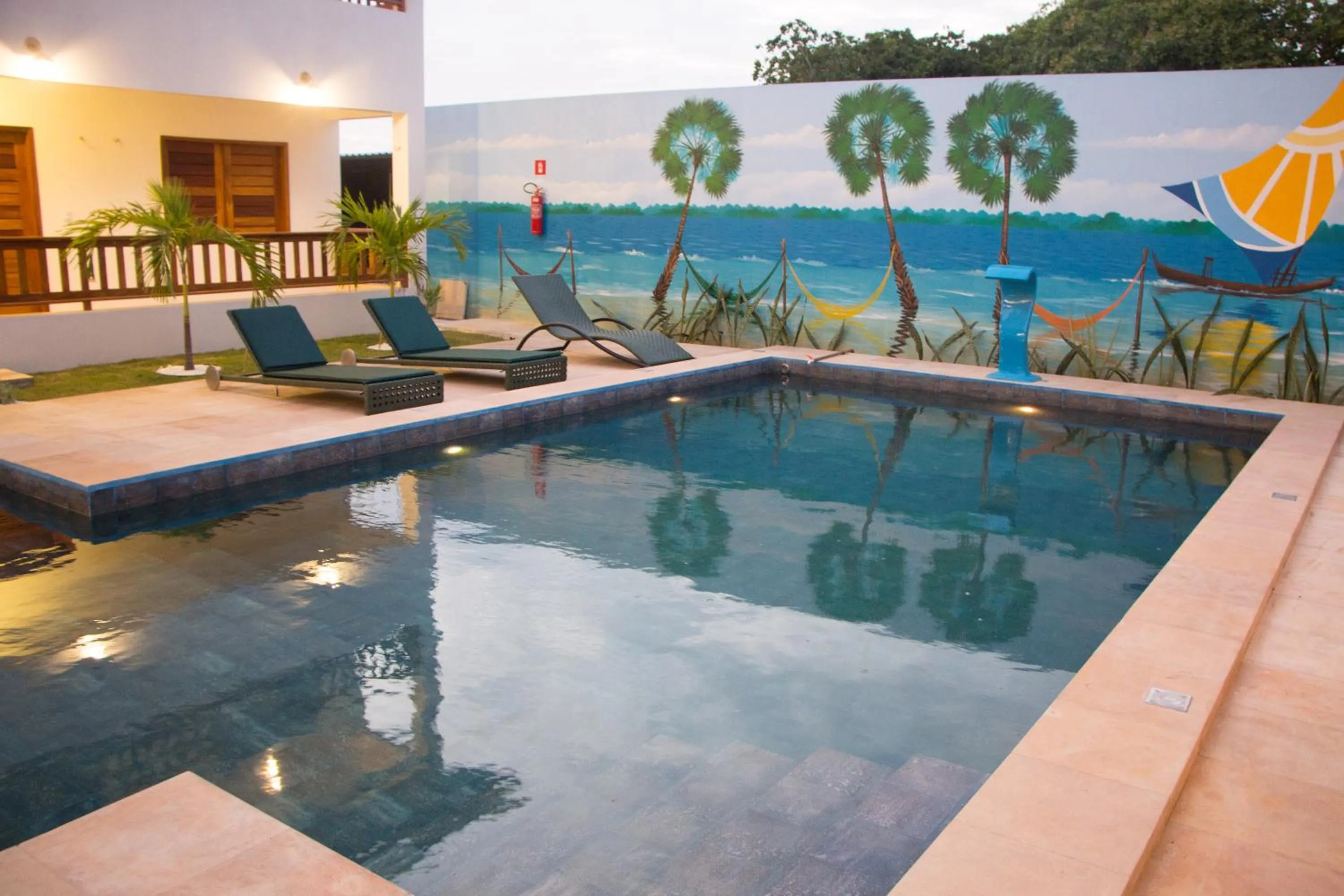 Swimming pool in Pousada Brisas