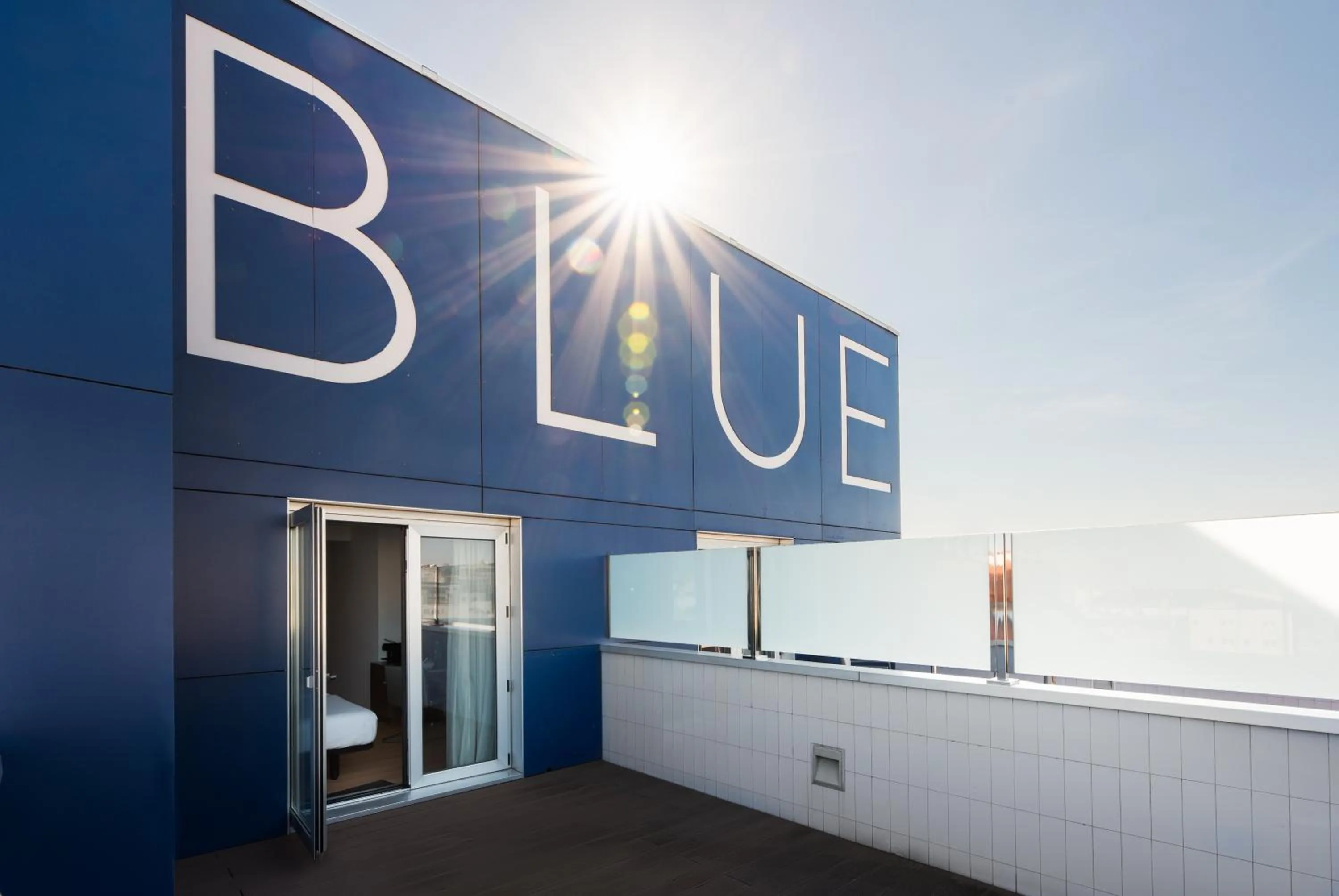 Balcony/Terrace in Eurostars Blue Coruña