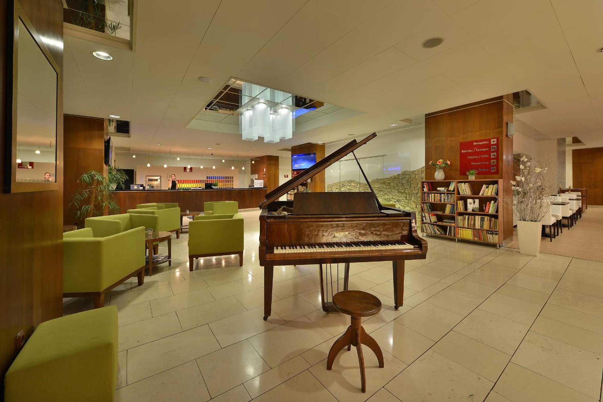 Lobby or reception in Hotel Grand Litava Beroun