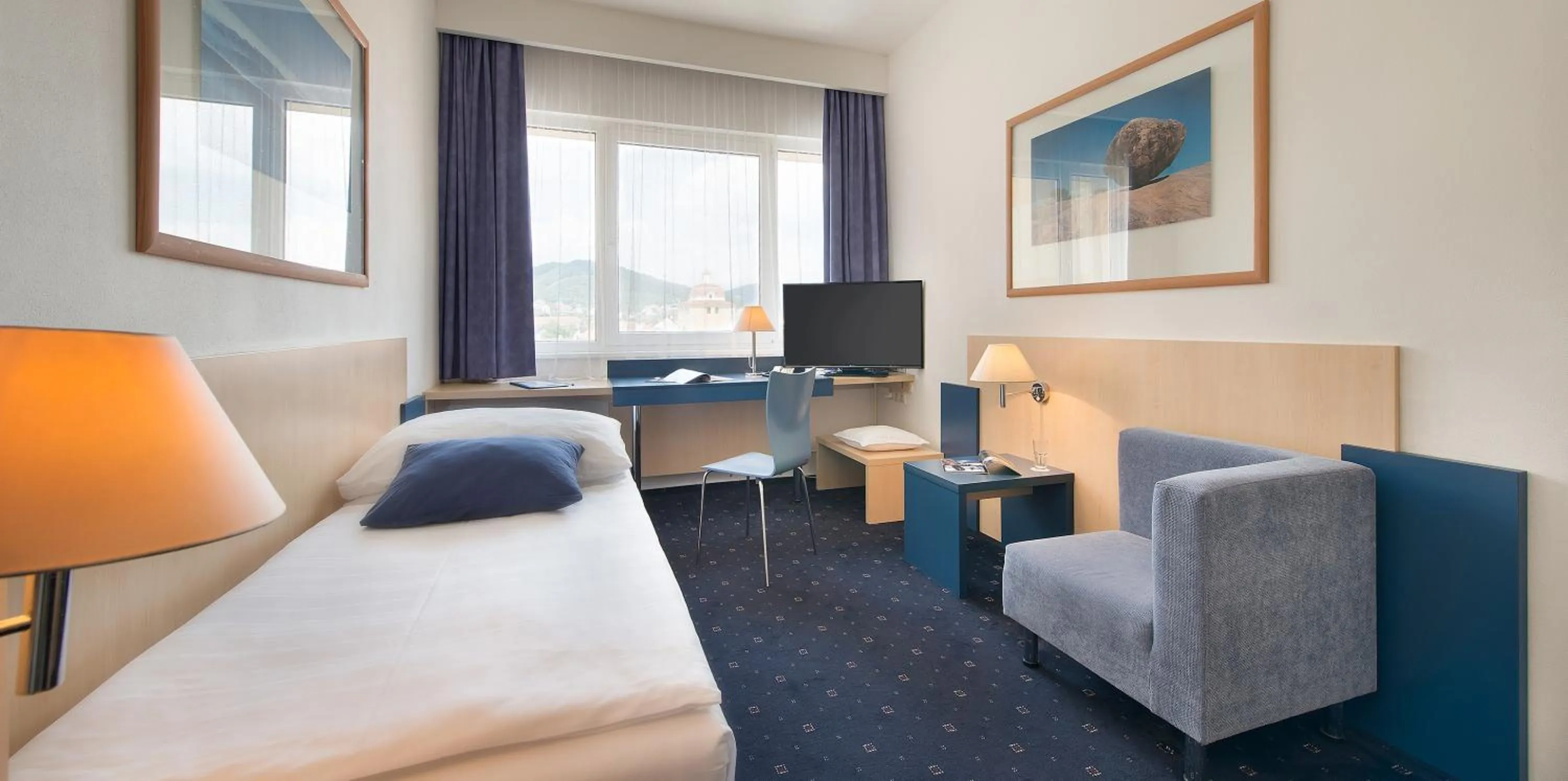 Photo of the whole room, Bed in Hotel Grand Litava Beroun