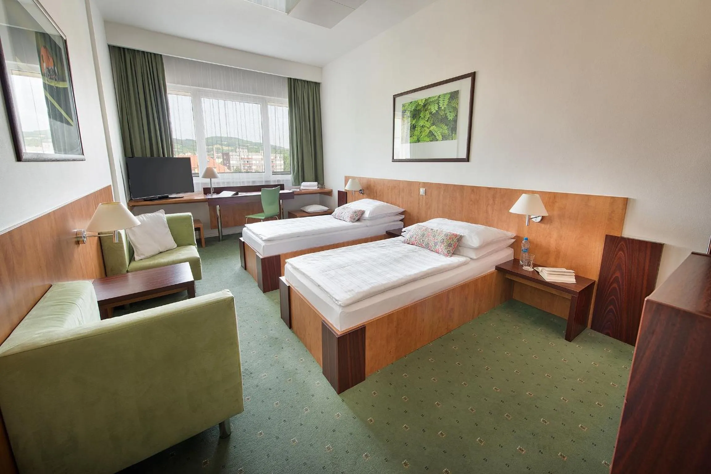 Photo of the whole room, Bed in Hotel Grand Litava Beroun