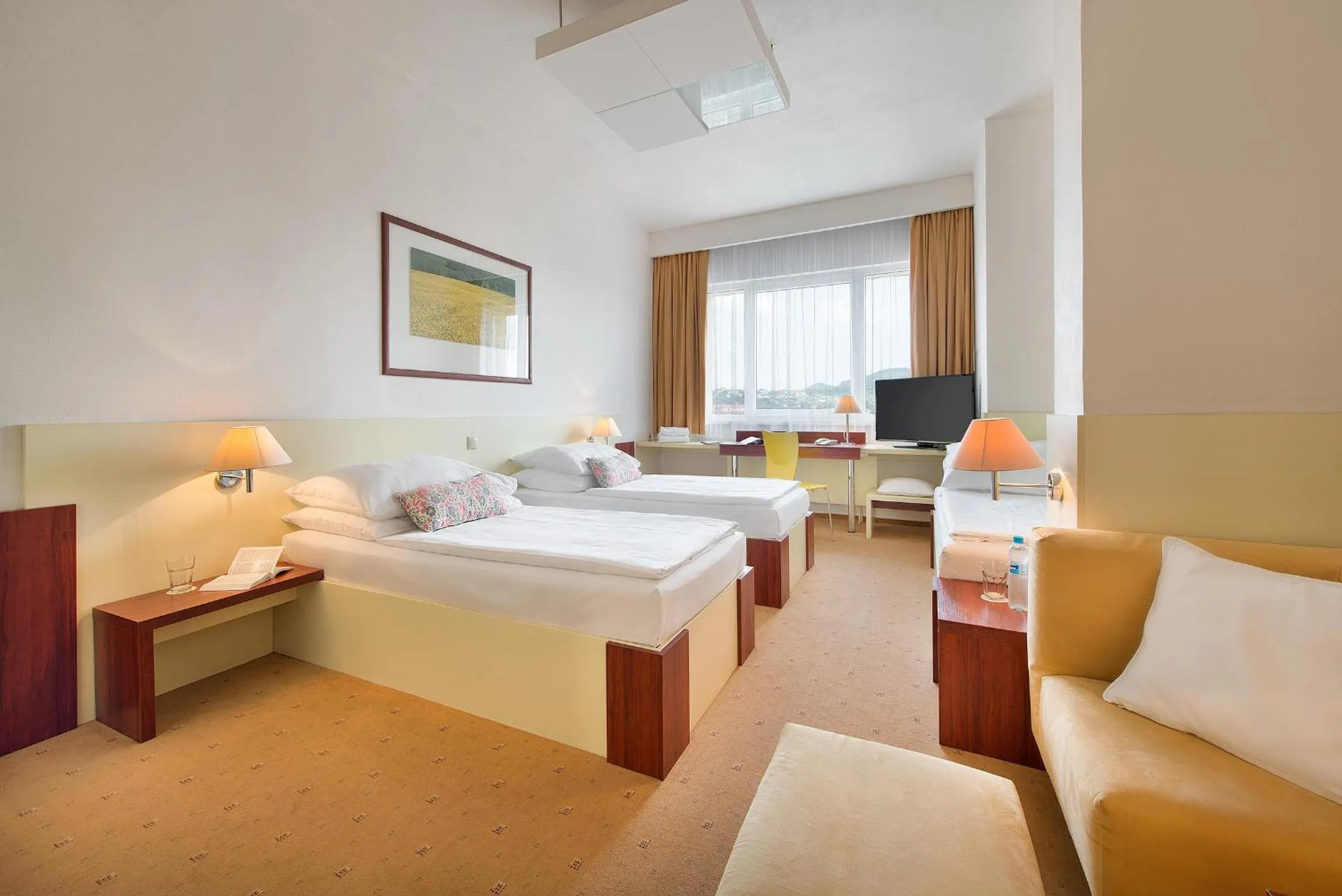 Photo of the whole room, Bed in Hotel Grand Litava Beroun