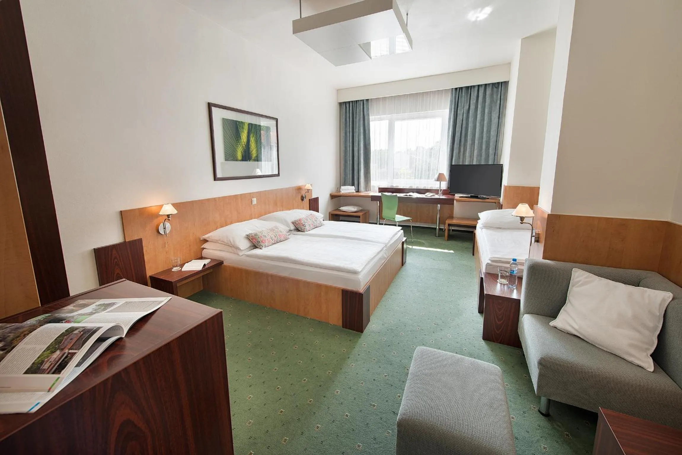 Photo of the whole room, Bed in Hotel Grand Litava Beroun