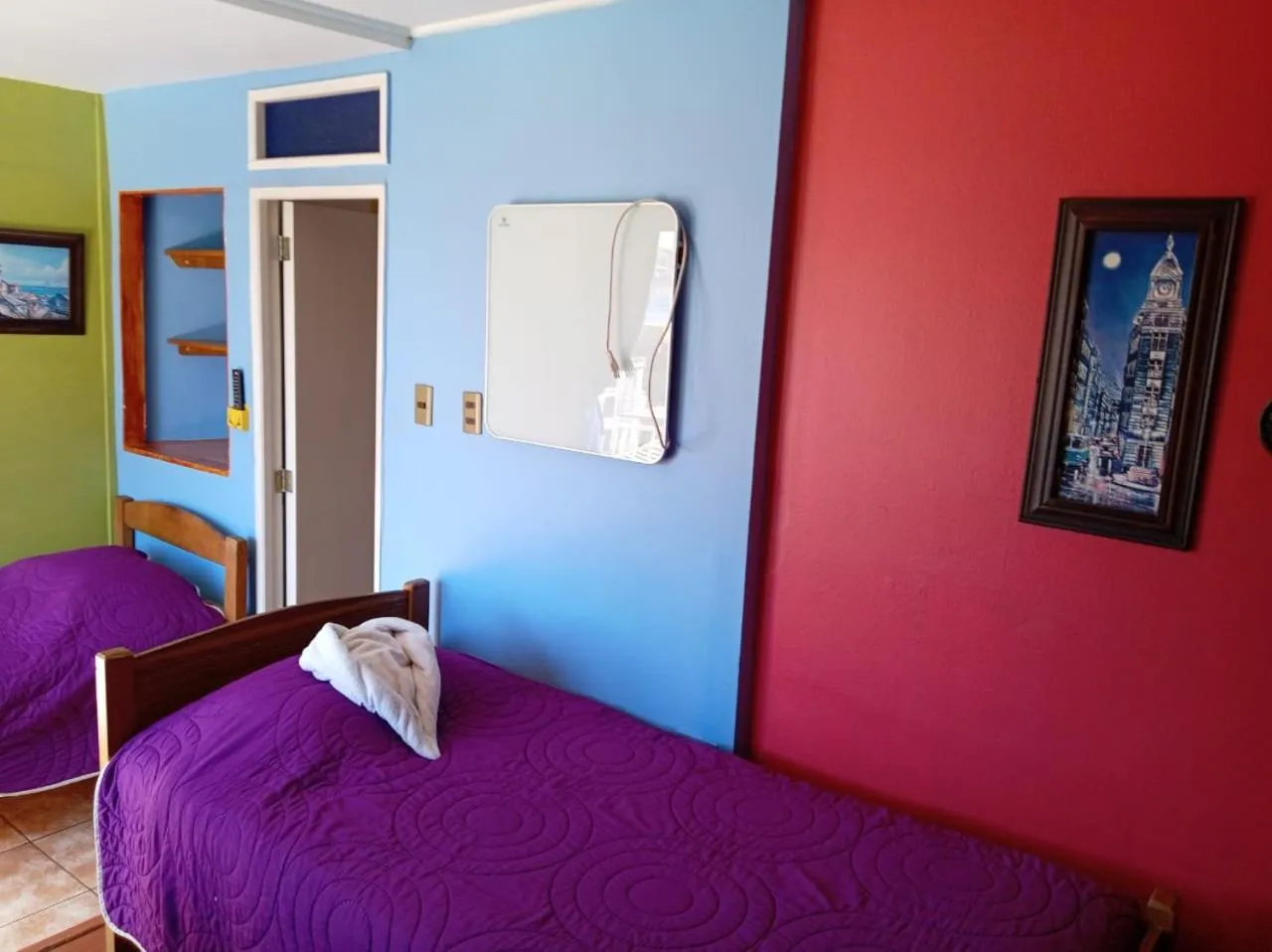 Bed in Hostal Recuerdos de Familia