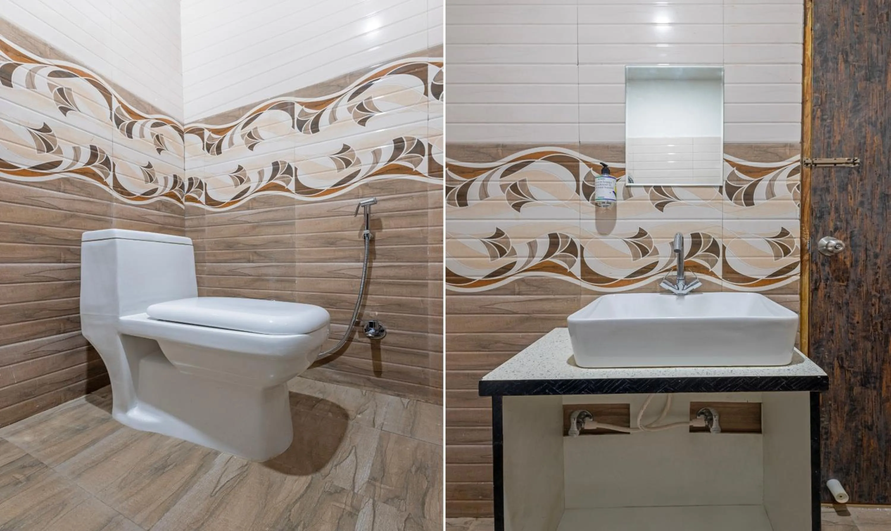 Bathroom in Treebo Shakuntalam, Near Lucknow Airport