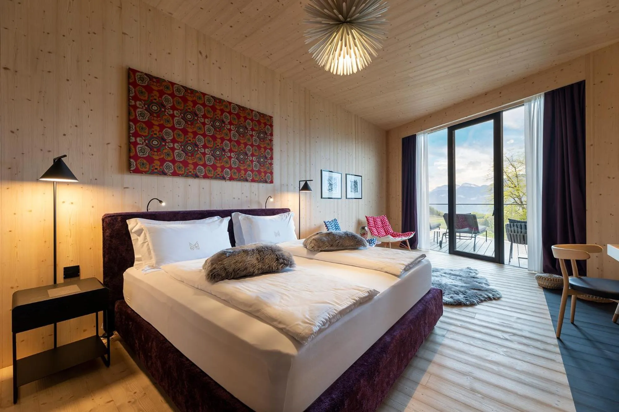 Bedroom, Bed in Manna Resort