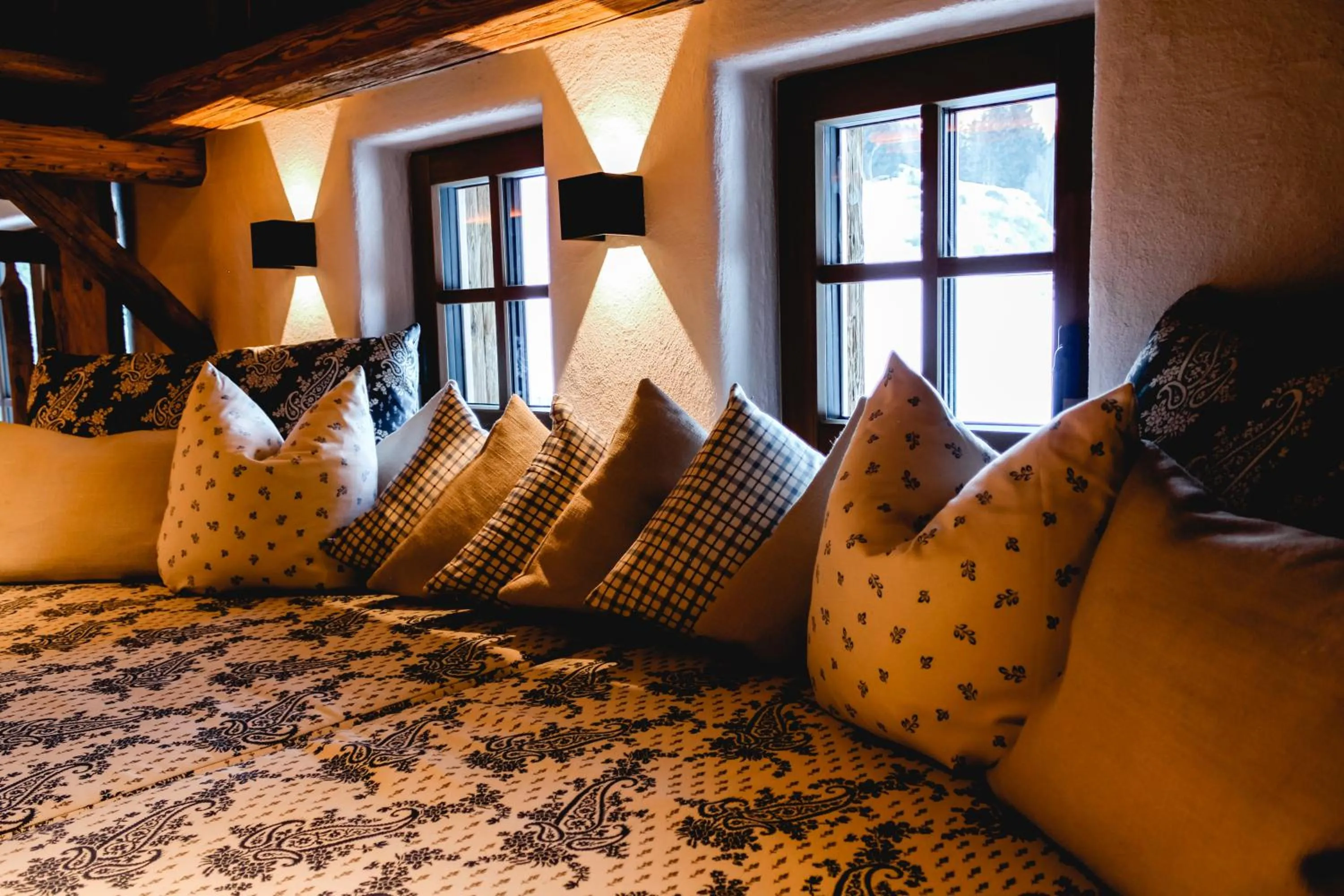Living room, Bed in Stadl Chalet Ischgl