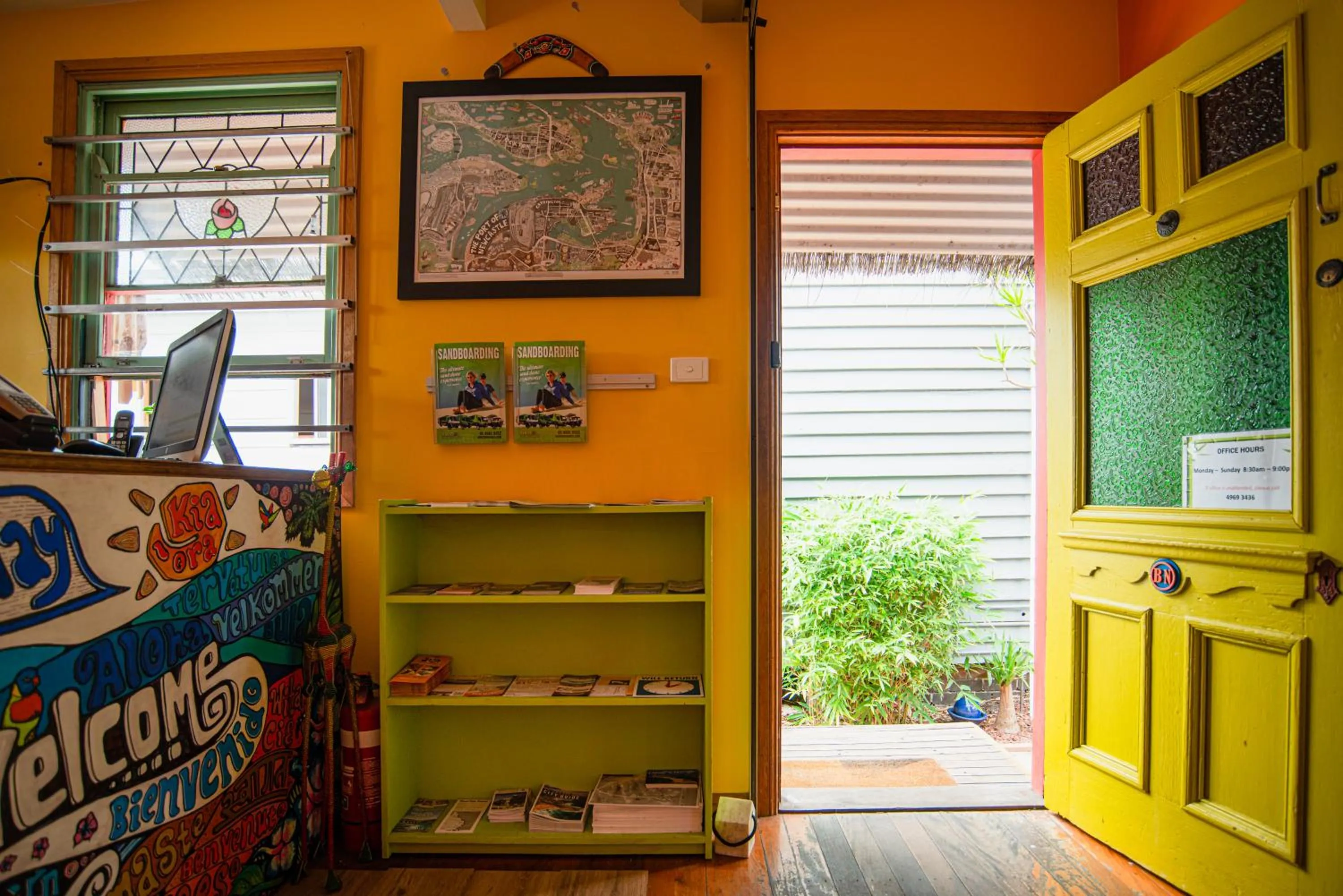 Lobby or reception in Backpackers Newcastle