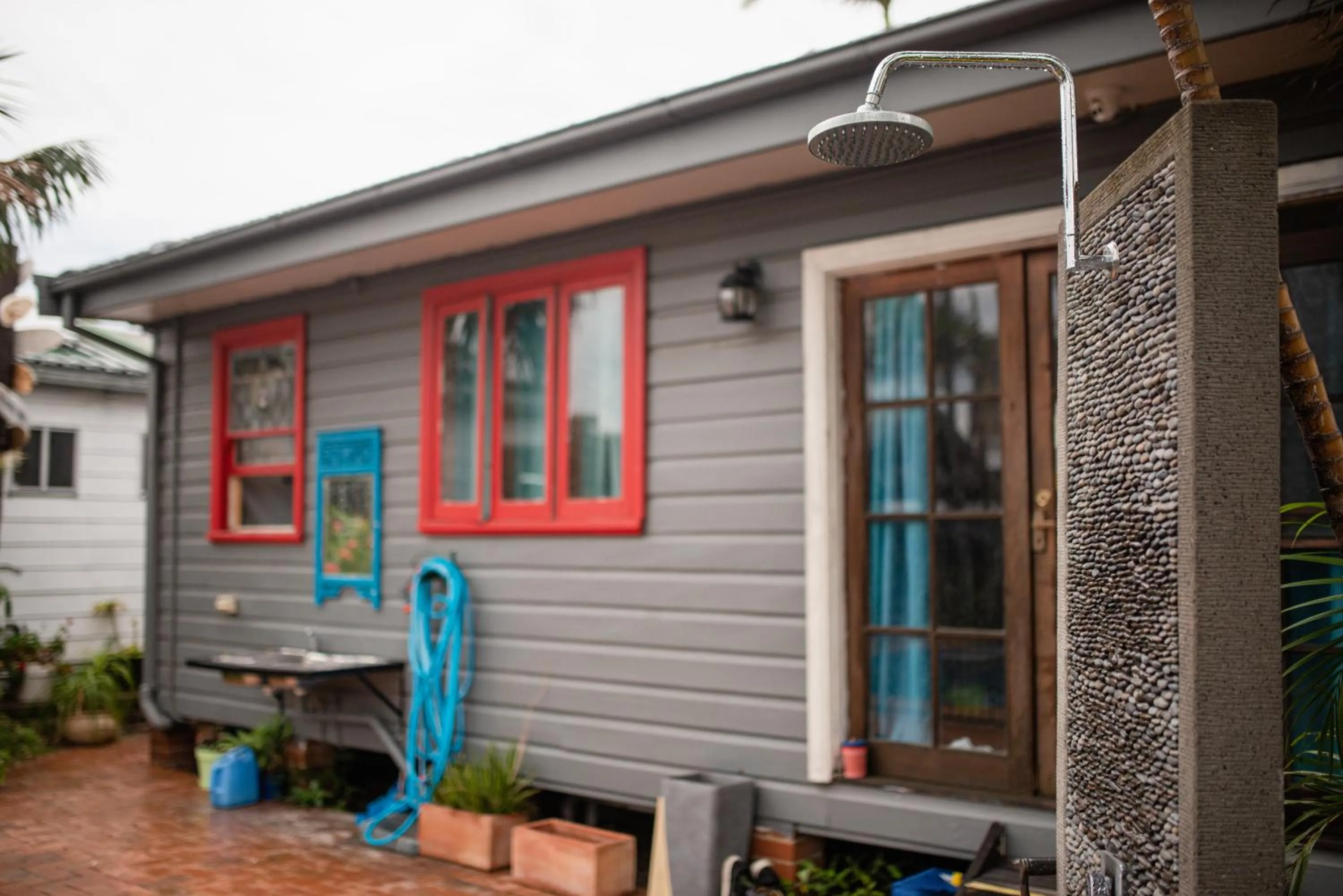 Patio in Backpackers Newcastle